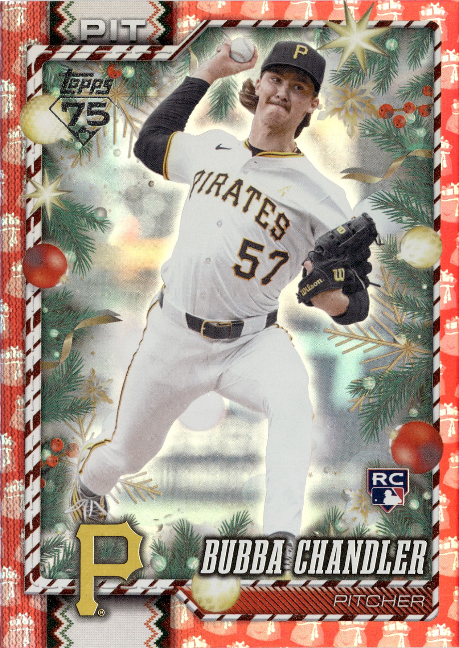 2026 Topps Holiday Bubba Chandler graded slab