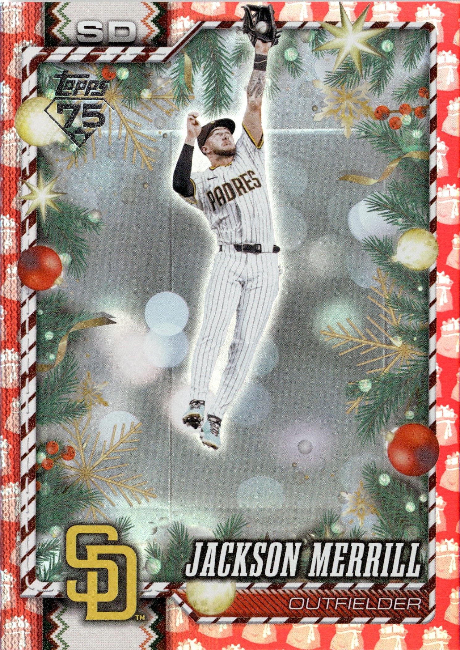 2026 Topps Holiday Jackson Merill graded slab