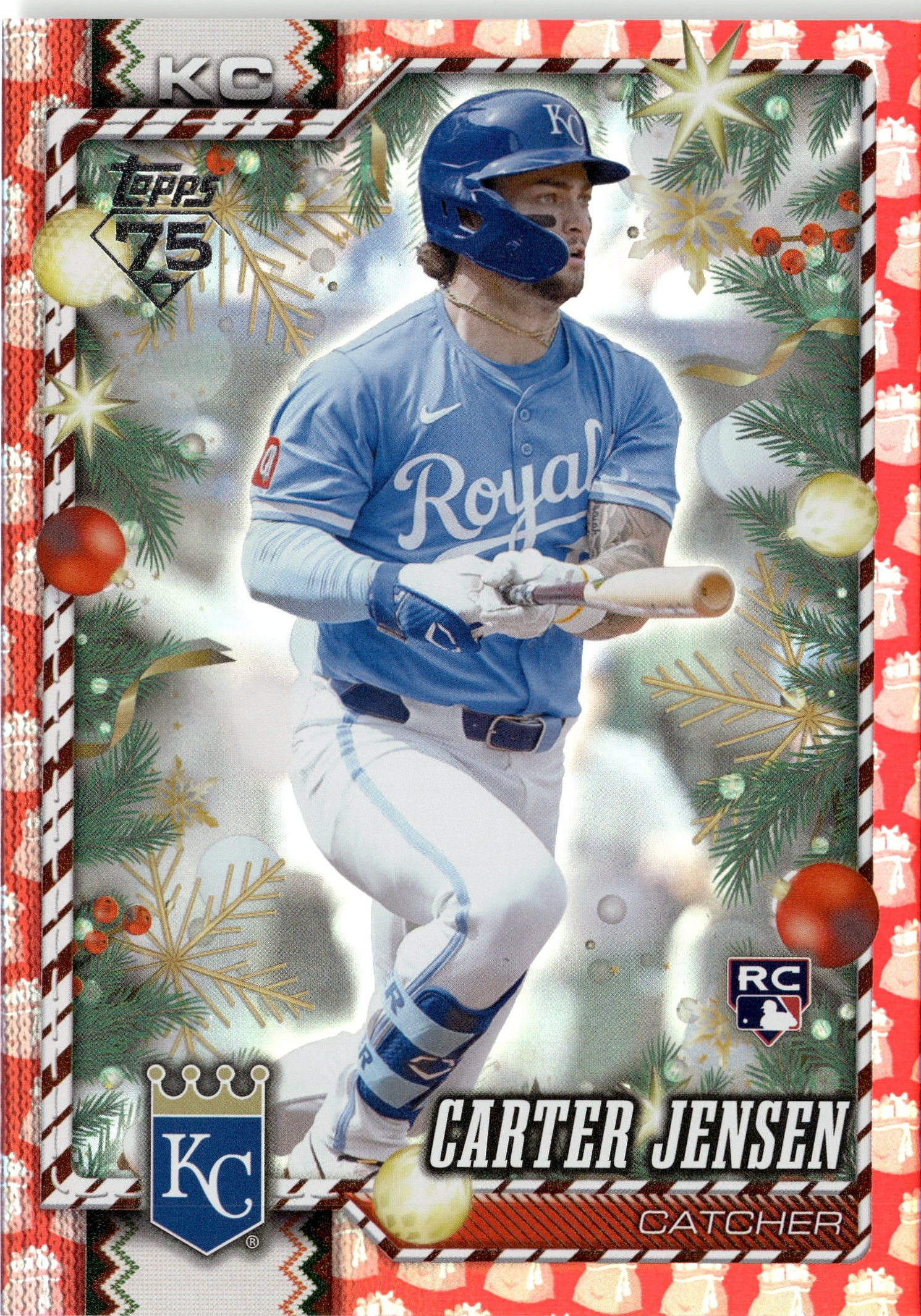 2026 Topps Holiday Carter Jensen graded slab