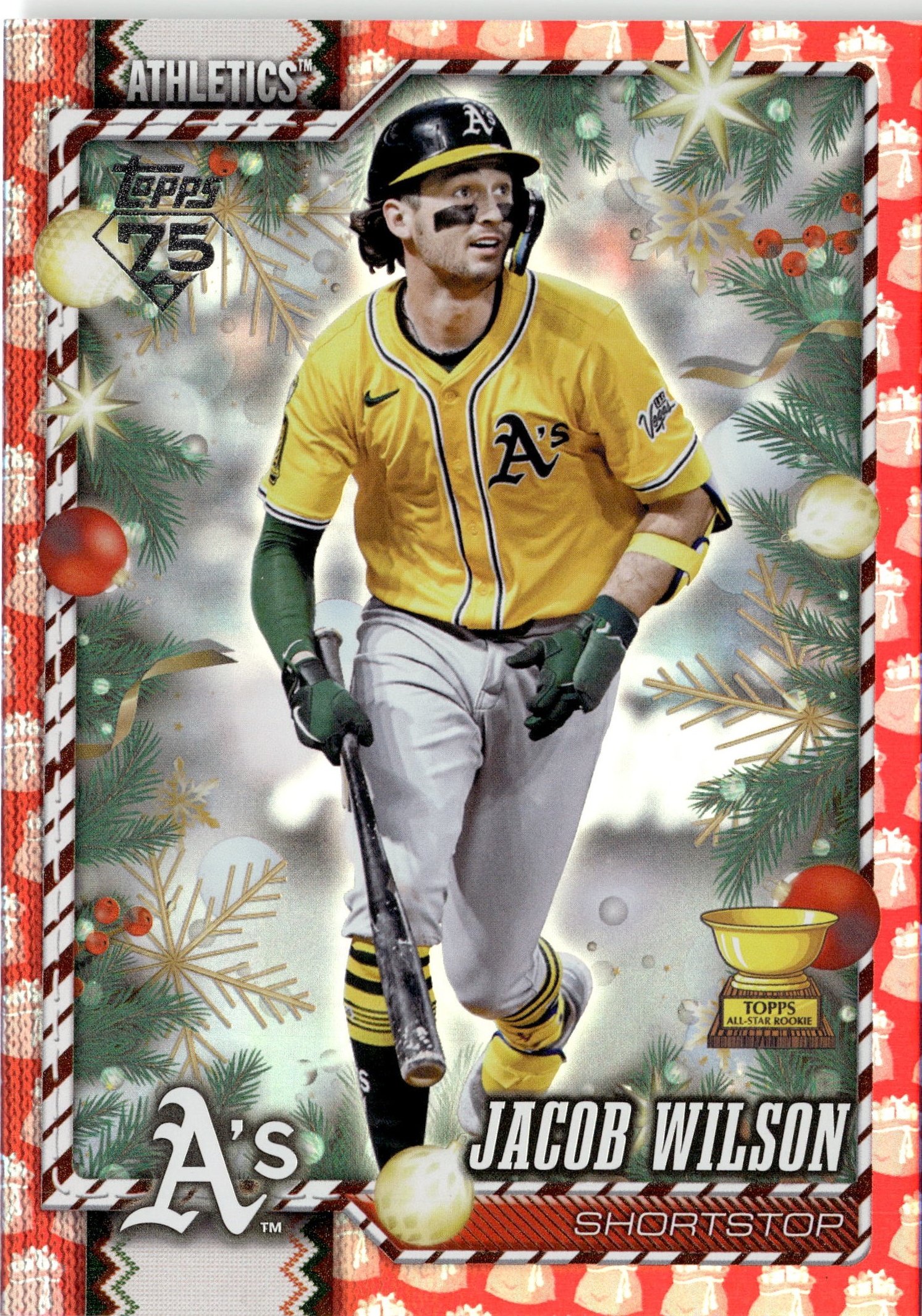 2026 Topps Holiday Jacob Wilson graded slab