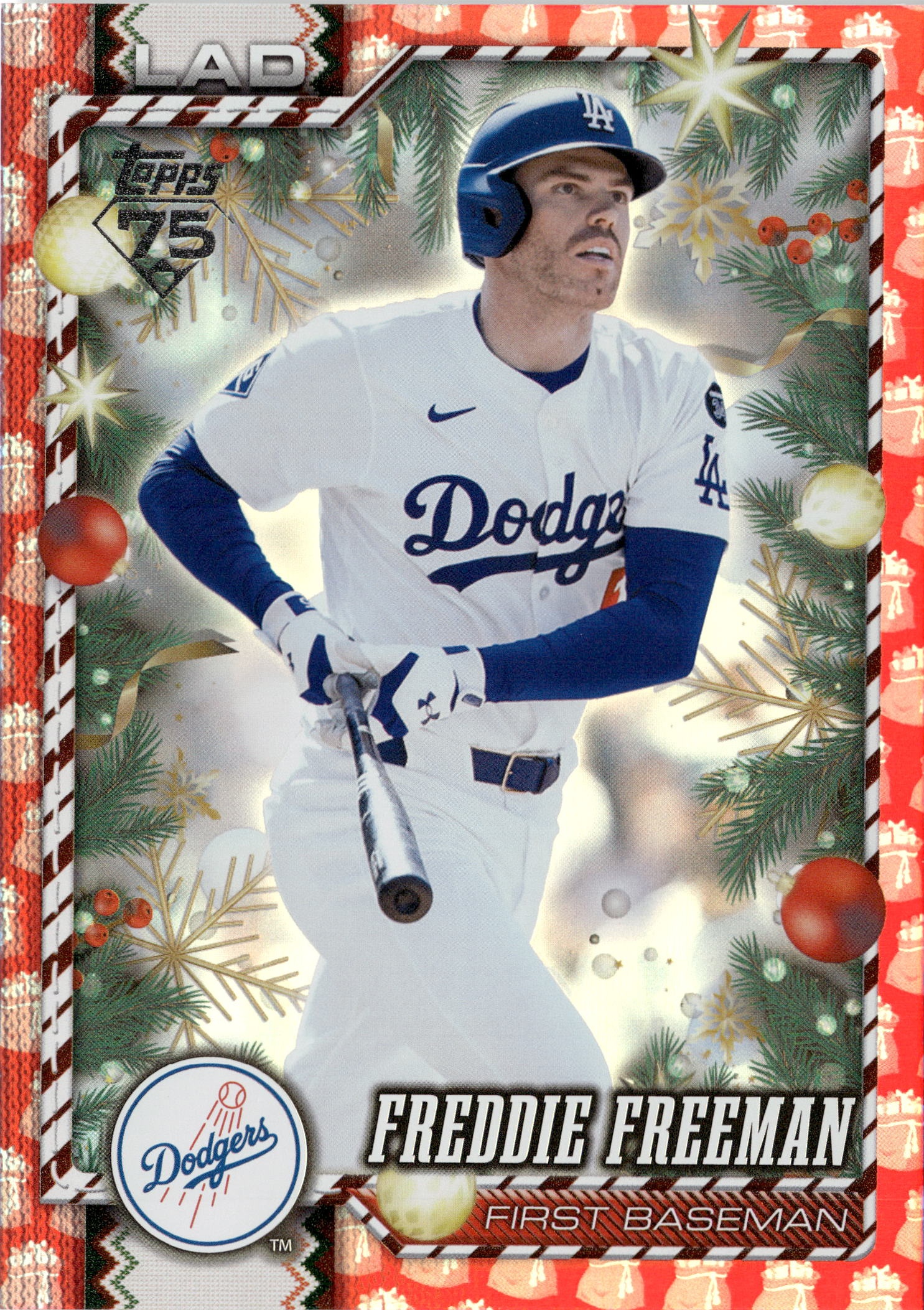 2026 Topps Holiday Freddie Freeman graded slab
