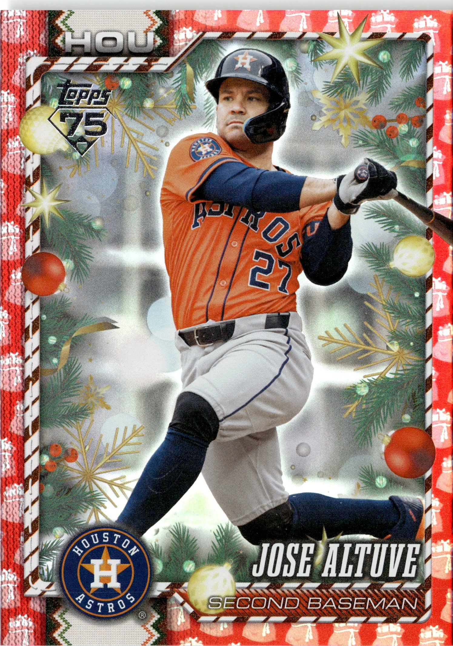 2026 Topps Holiday Jose Altuve graded slab
