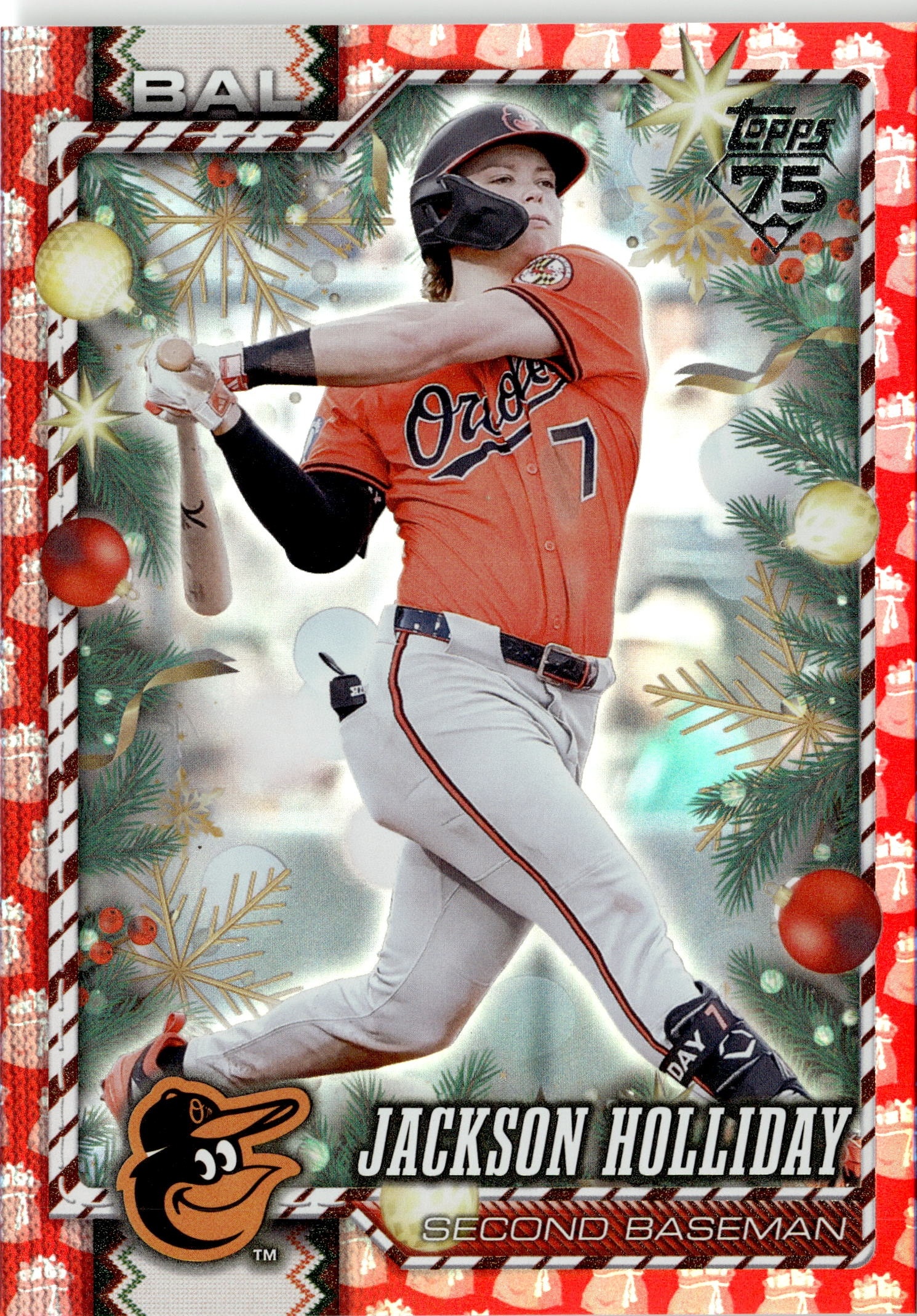 2026 Topps Holiday Jackson Holliday graded slab