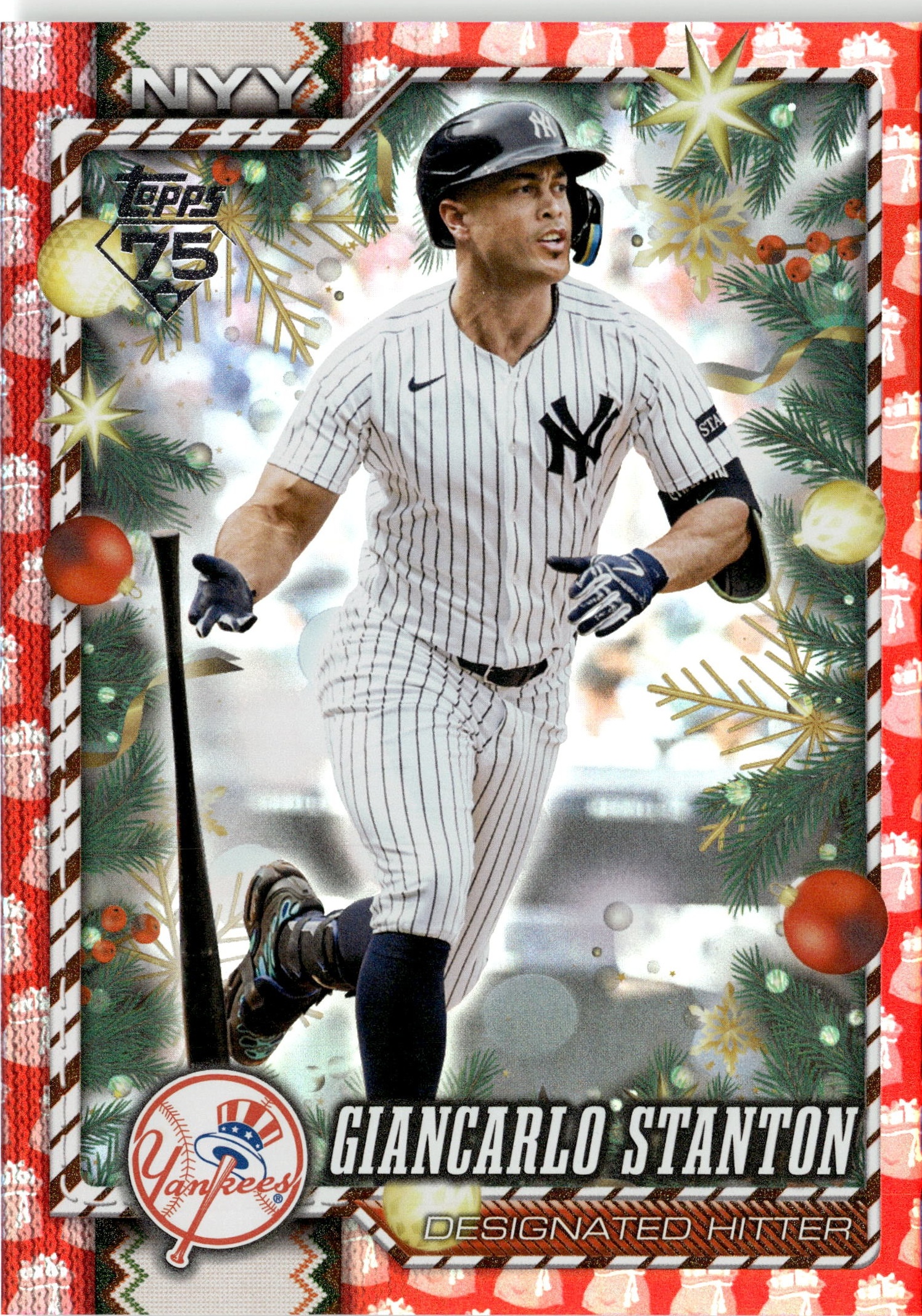2026 Topps Holiday Giancarlo Stanton graded slab