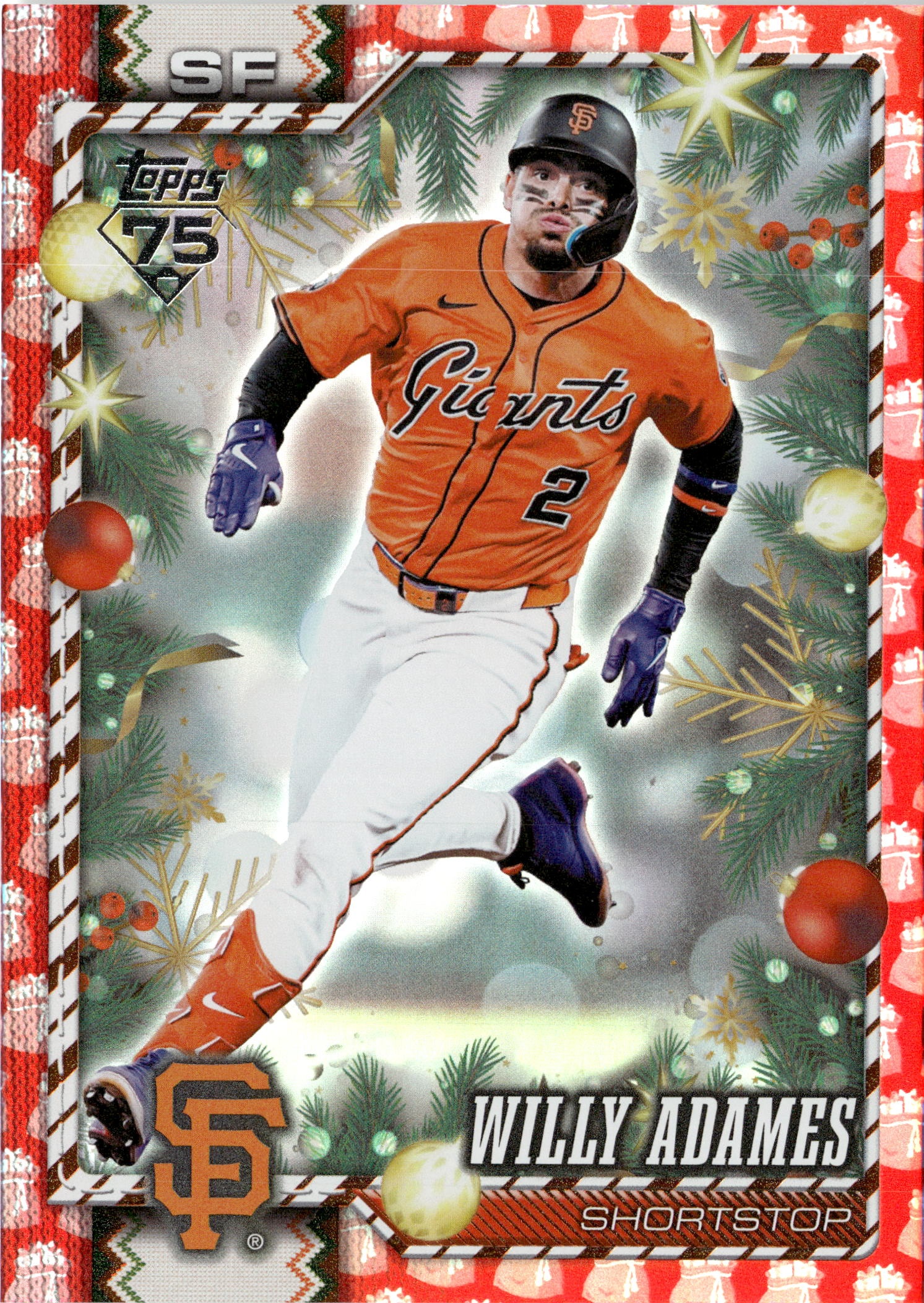 2026 Topps Holiday Willy Adames graded slab