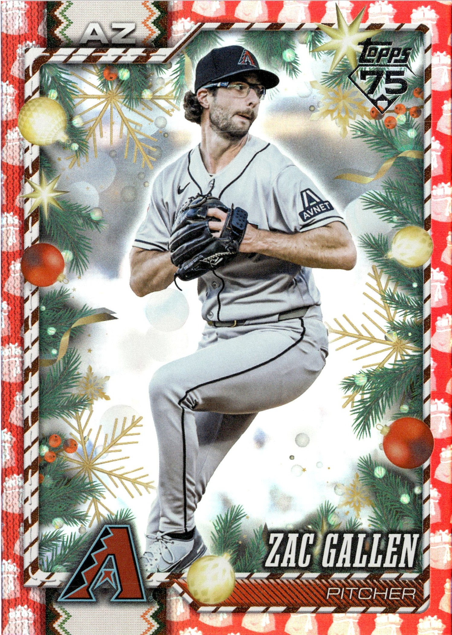 2026 Topps Holiday Zac Gallen graded slab