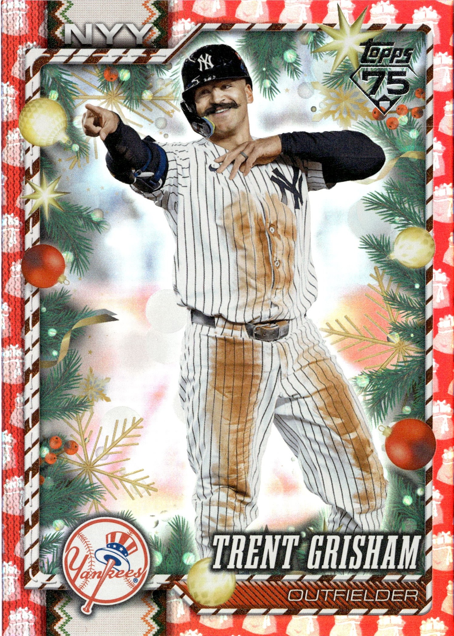 2026 Topps Holiday Trent Grisham graded slab