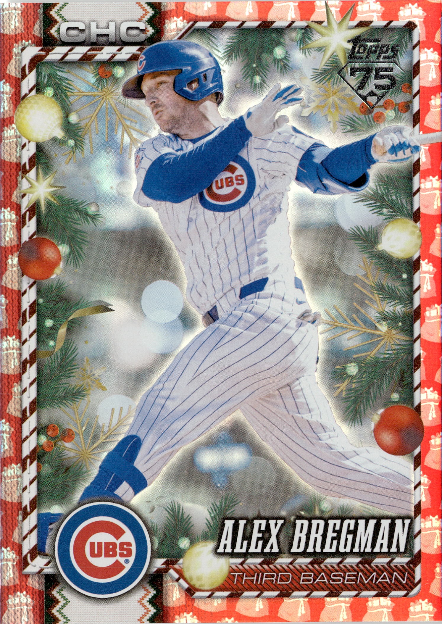 2026 Topps Holiday Alex Bregman graded slab