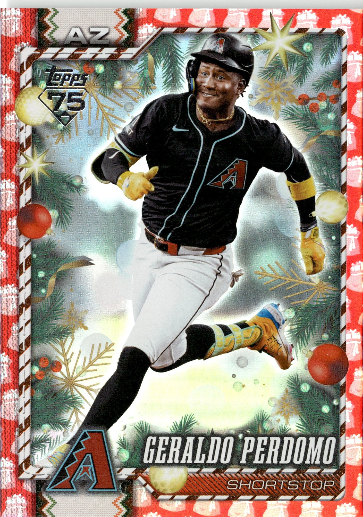 2026 Topps Holiday Geraldo Perdomo graded slab