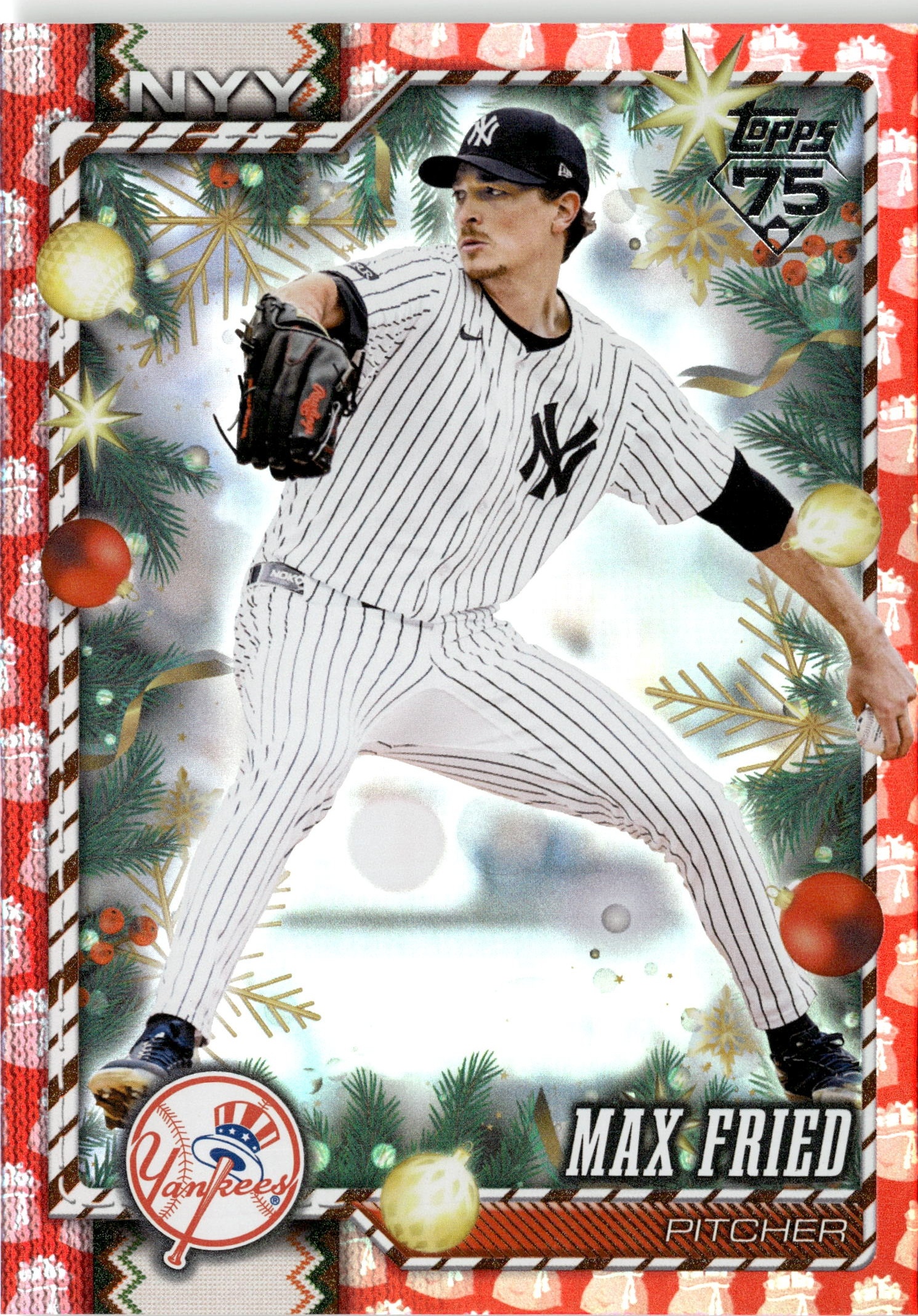 2026 Topps Holiday Max Fried graded slab