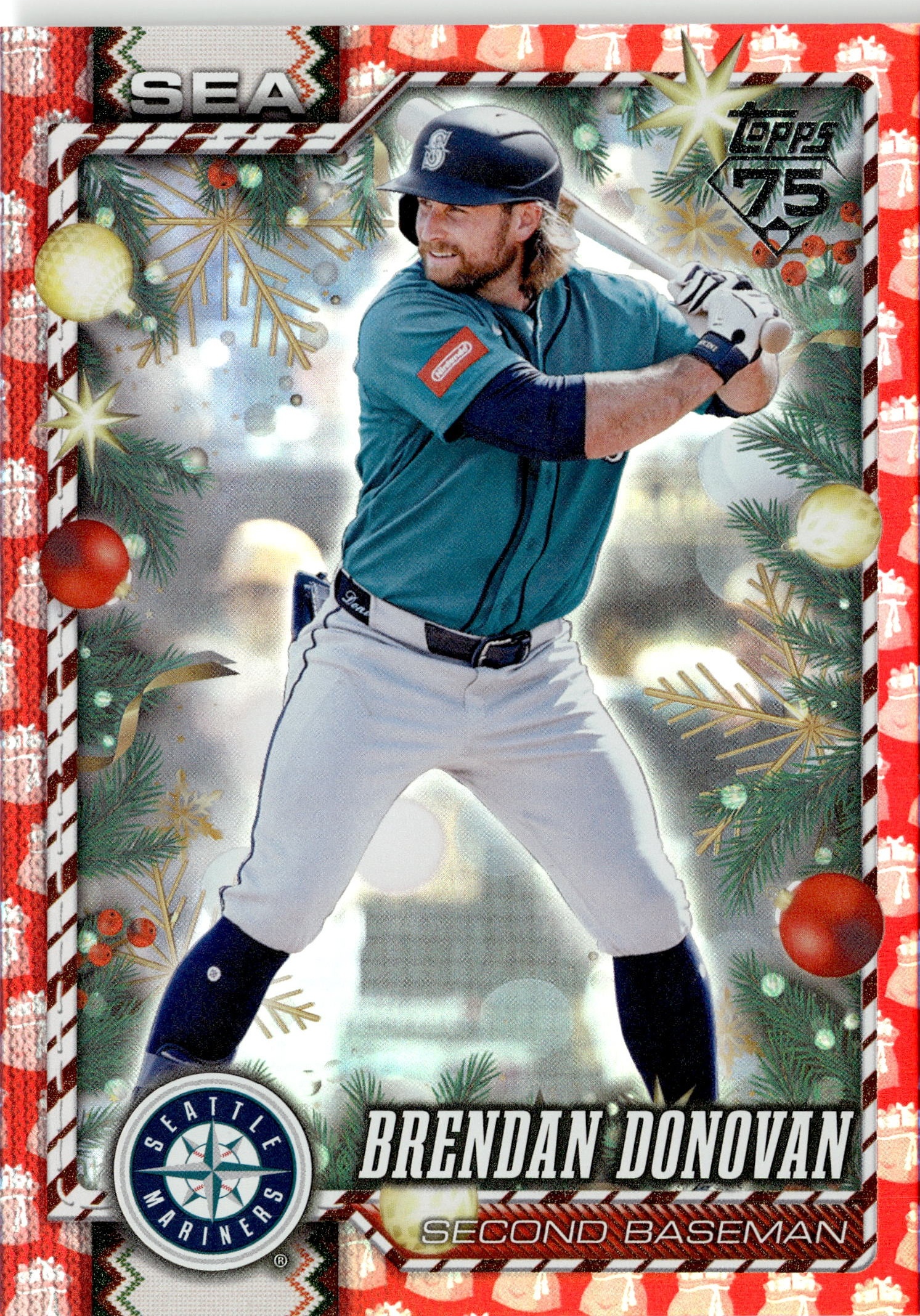 2026 Topps Holiday Brendan Donovan graded slab