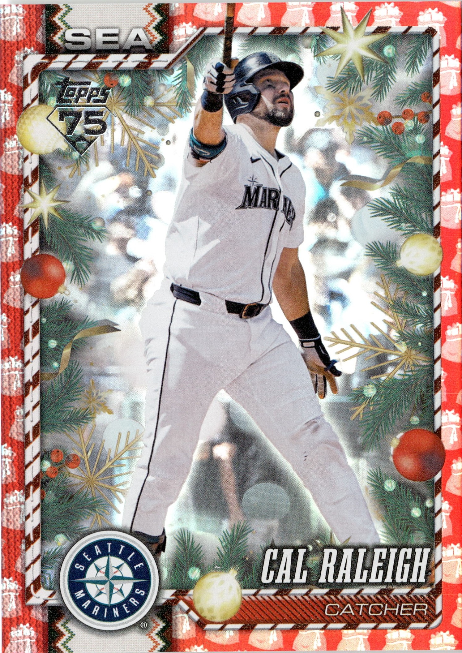 2026 Topps Holiday Cal Raleigh graded slab