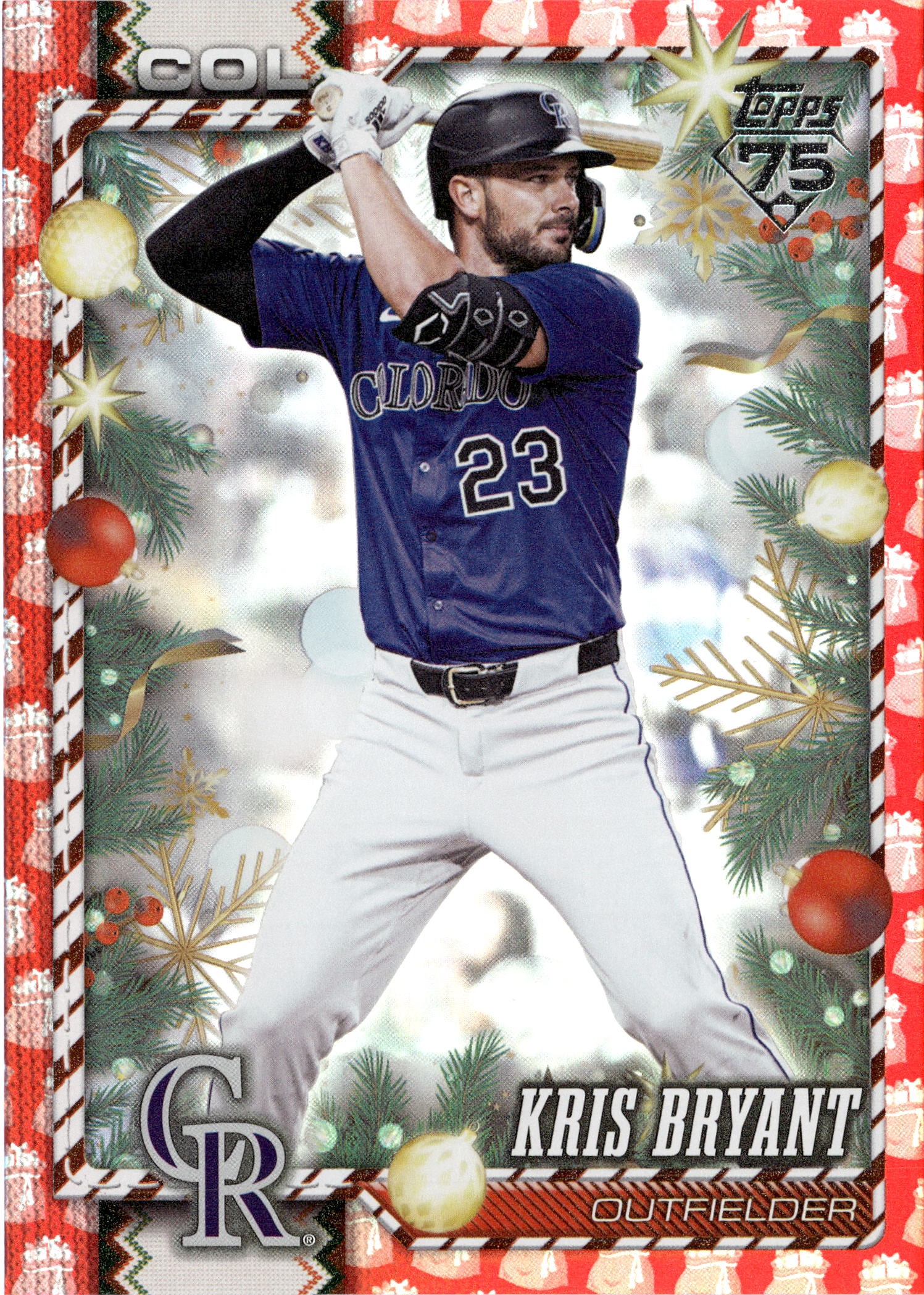 2026 Topps Holiday Kris Bryant graded slab