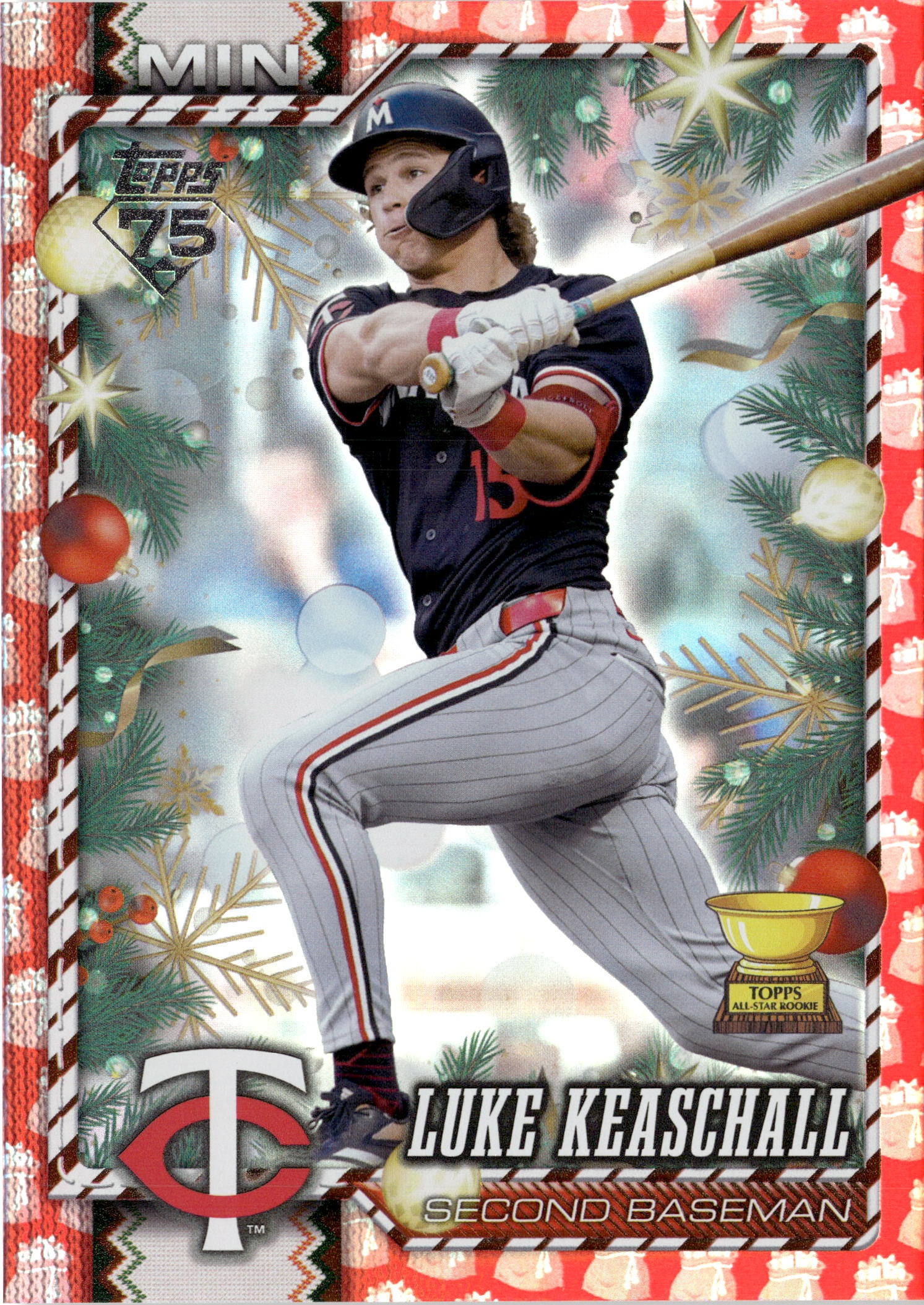 2026 Topps Holiday Luke Keaschall graded slab