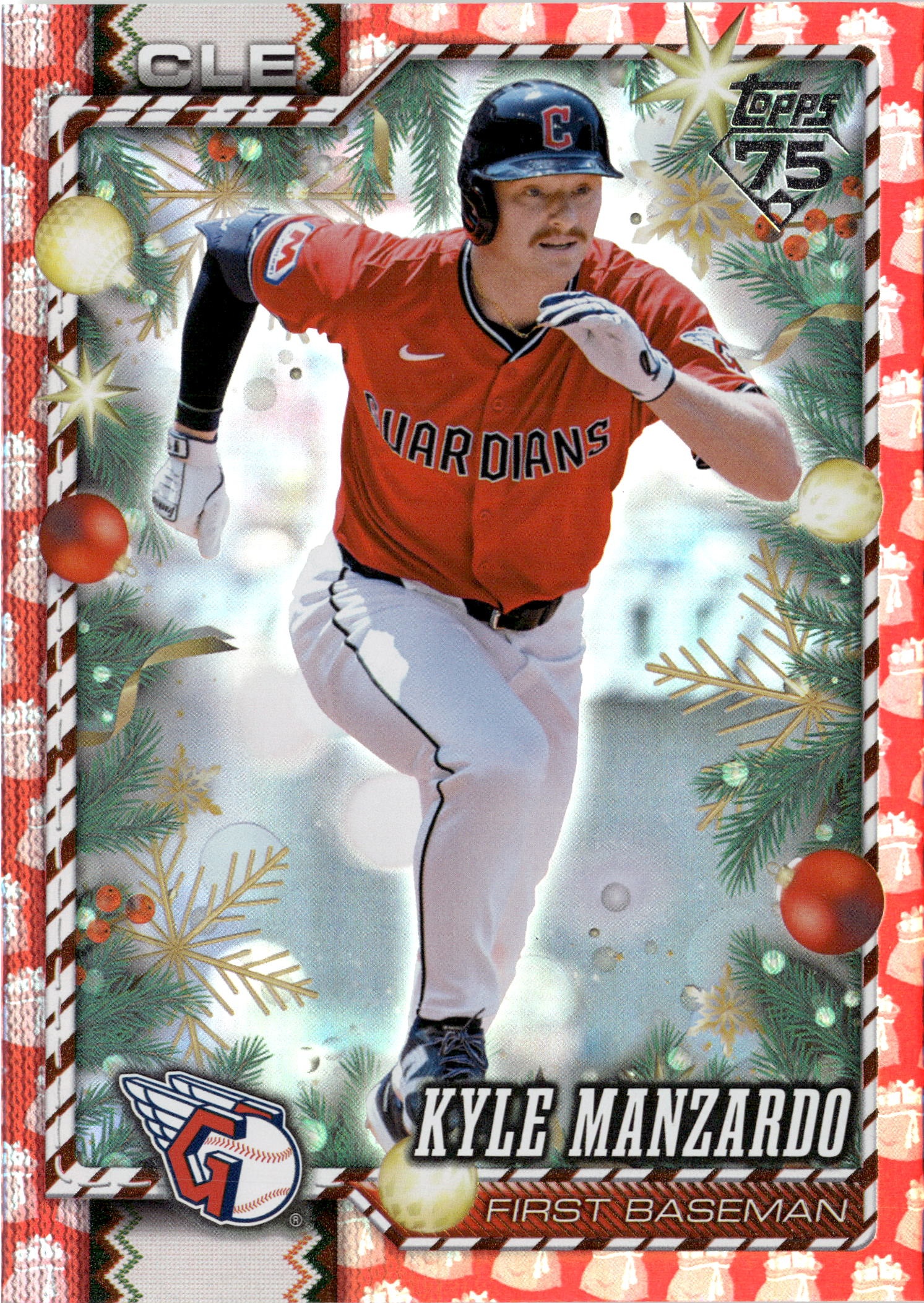 2026 Topps Holiday Kyle Manzardo graded slab