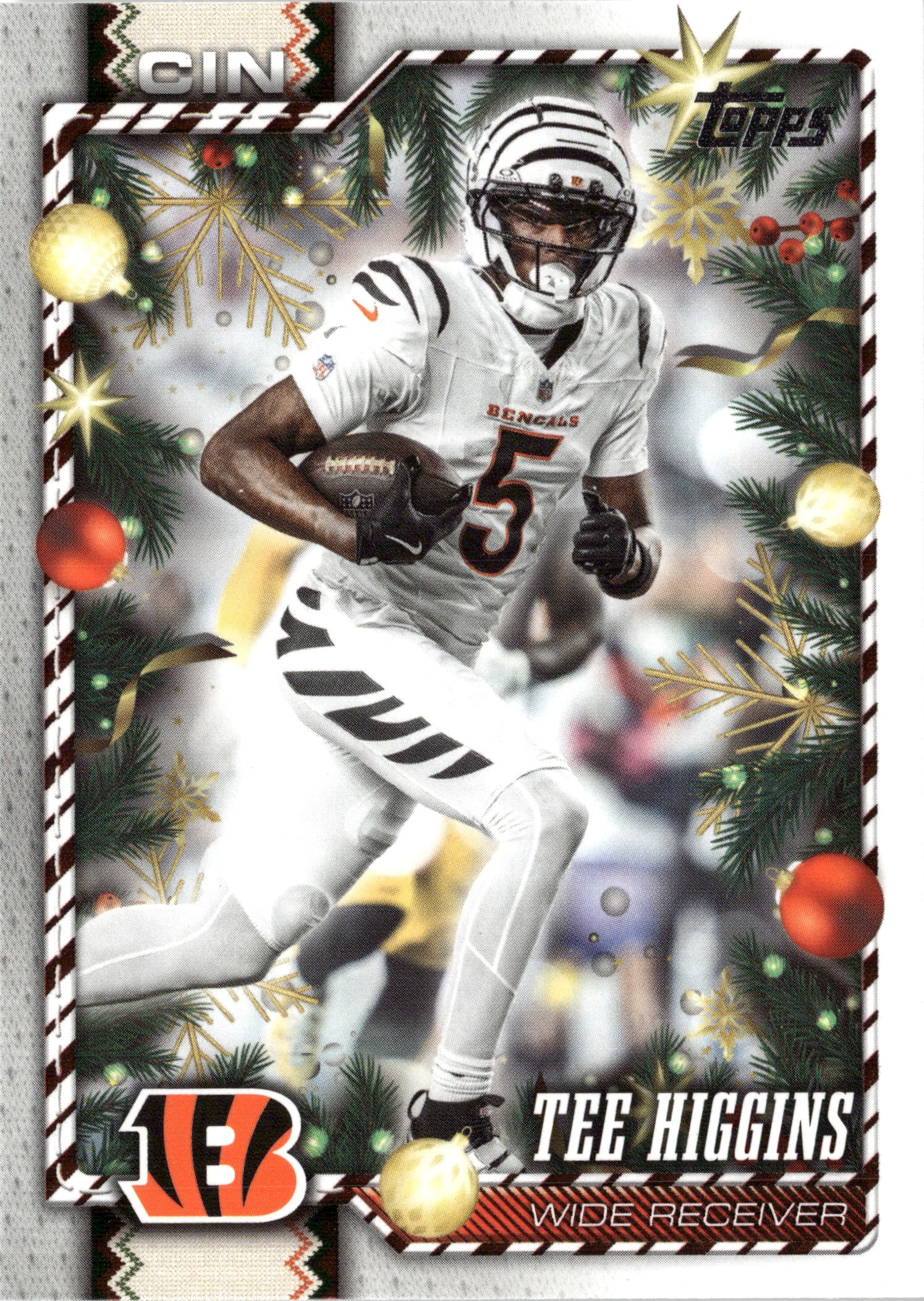 2026 Topps Holiday Tee Higgins graded slab