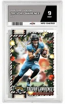 2026 TOPPS HOLIDAY #48 TREVOR LAWRENCE MPE 9 MINT — graded card up for auction