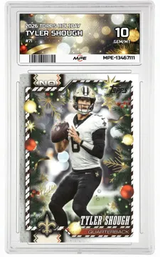 2026 TOPPS HOLIDAY #71 TYLER SHOUGH MPE 10 GEM/MT — graded card up for auction
