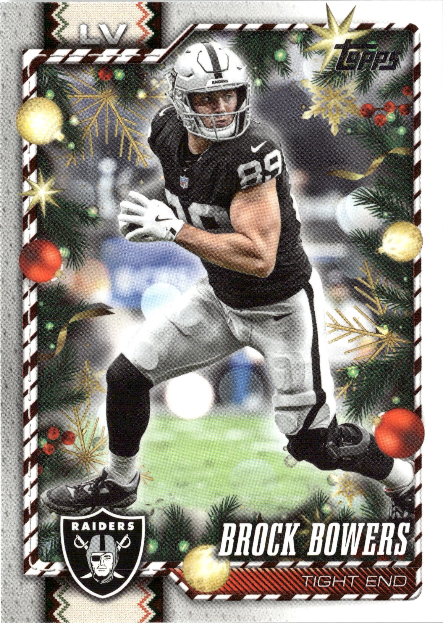 2026 Topps Holiday Brock Bowers graded slab