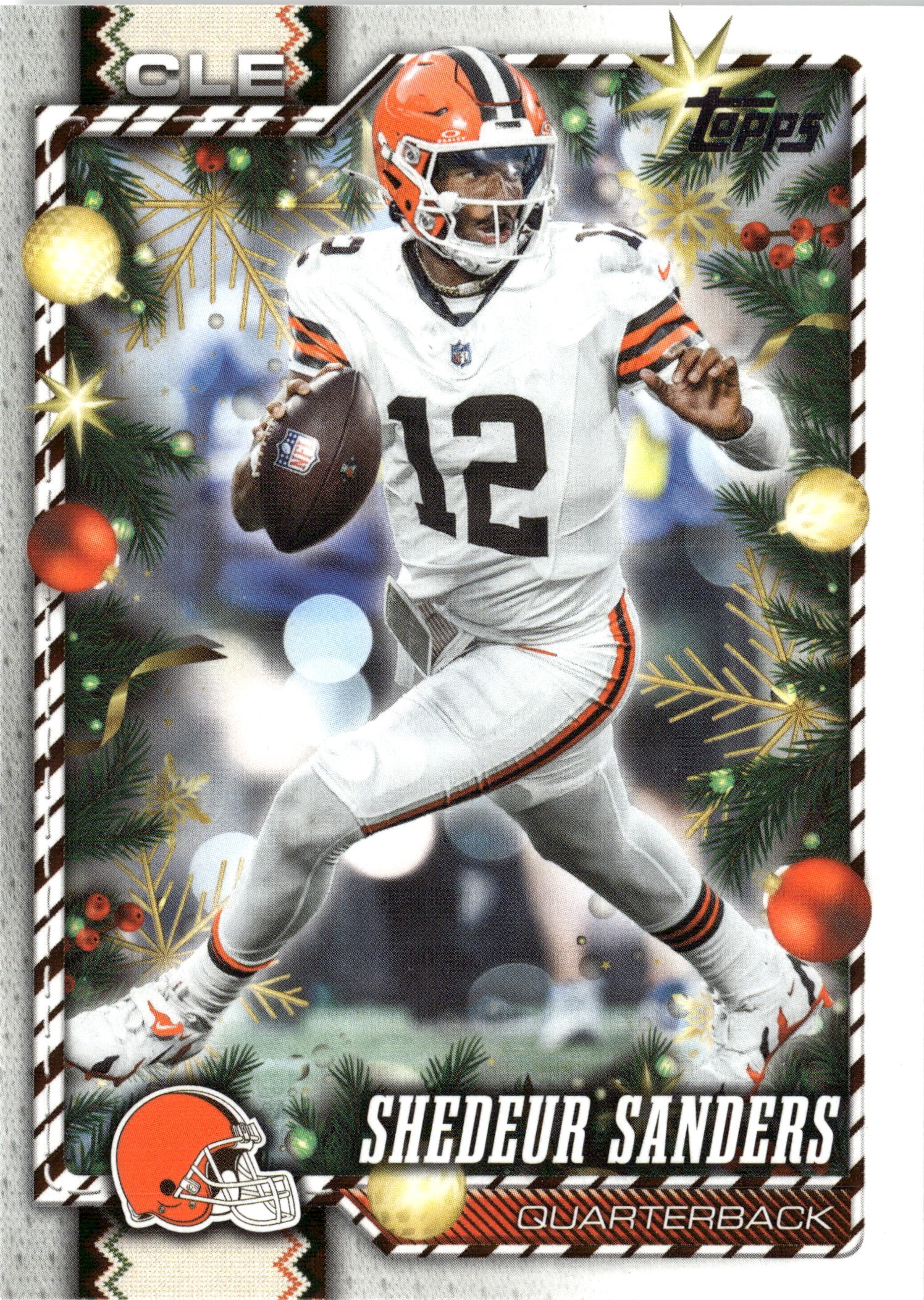 2026 Topps Holiday Shedeur Sanders graded slab