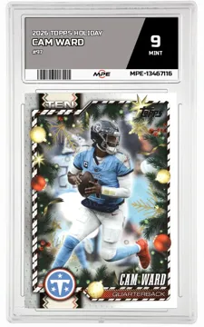 2026 TOPPS HOLIDAY #97 CAM WARD MPE 9 MINT — graded card up for auction