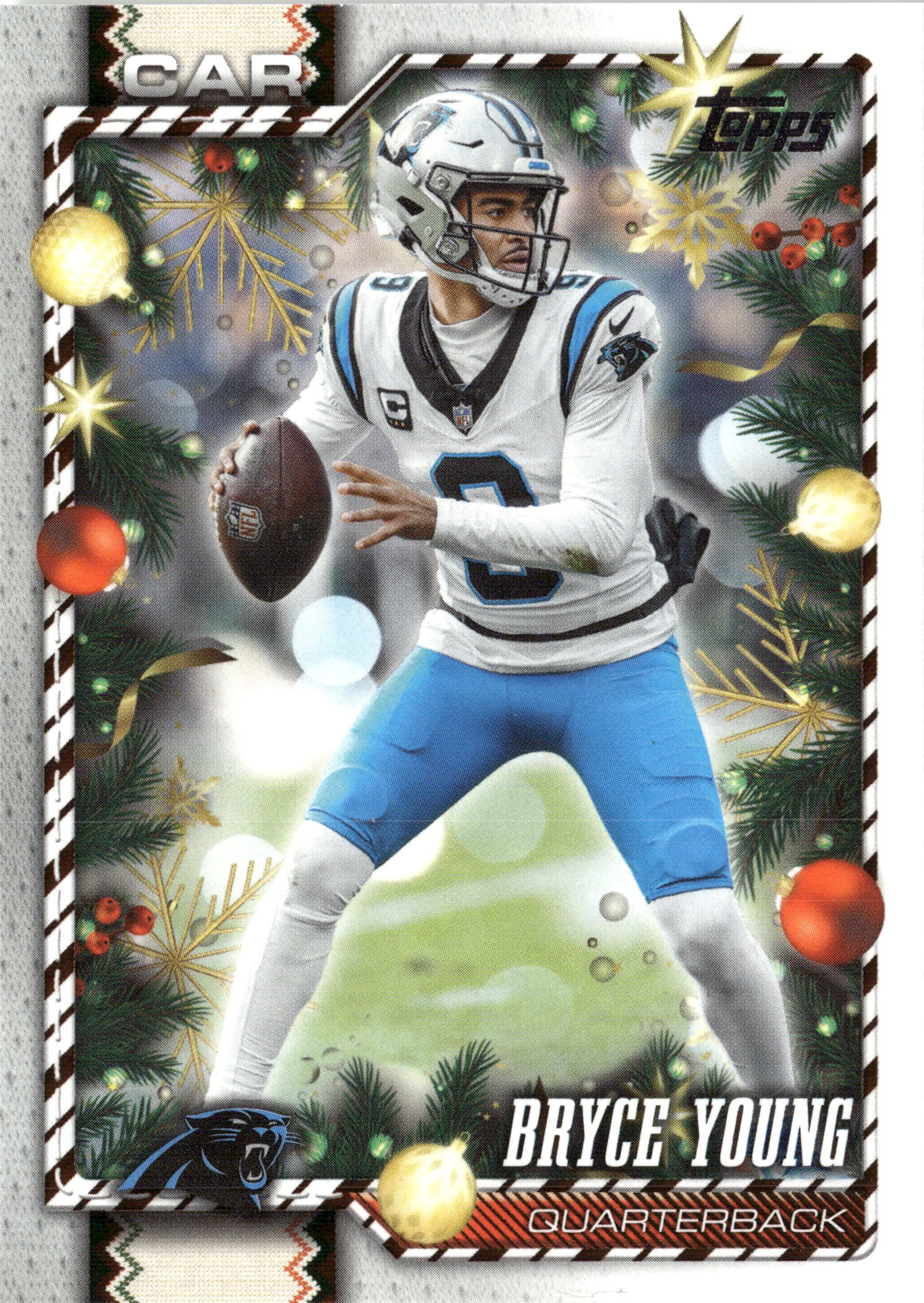 2026 Topps Holiday Bryce Young graded slab