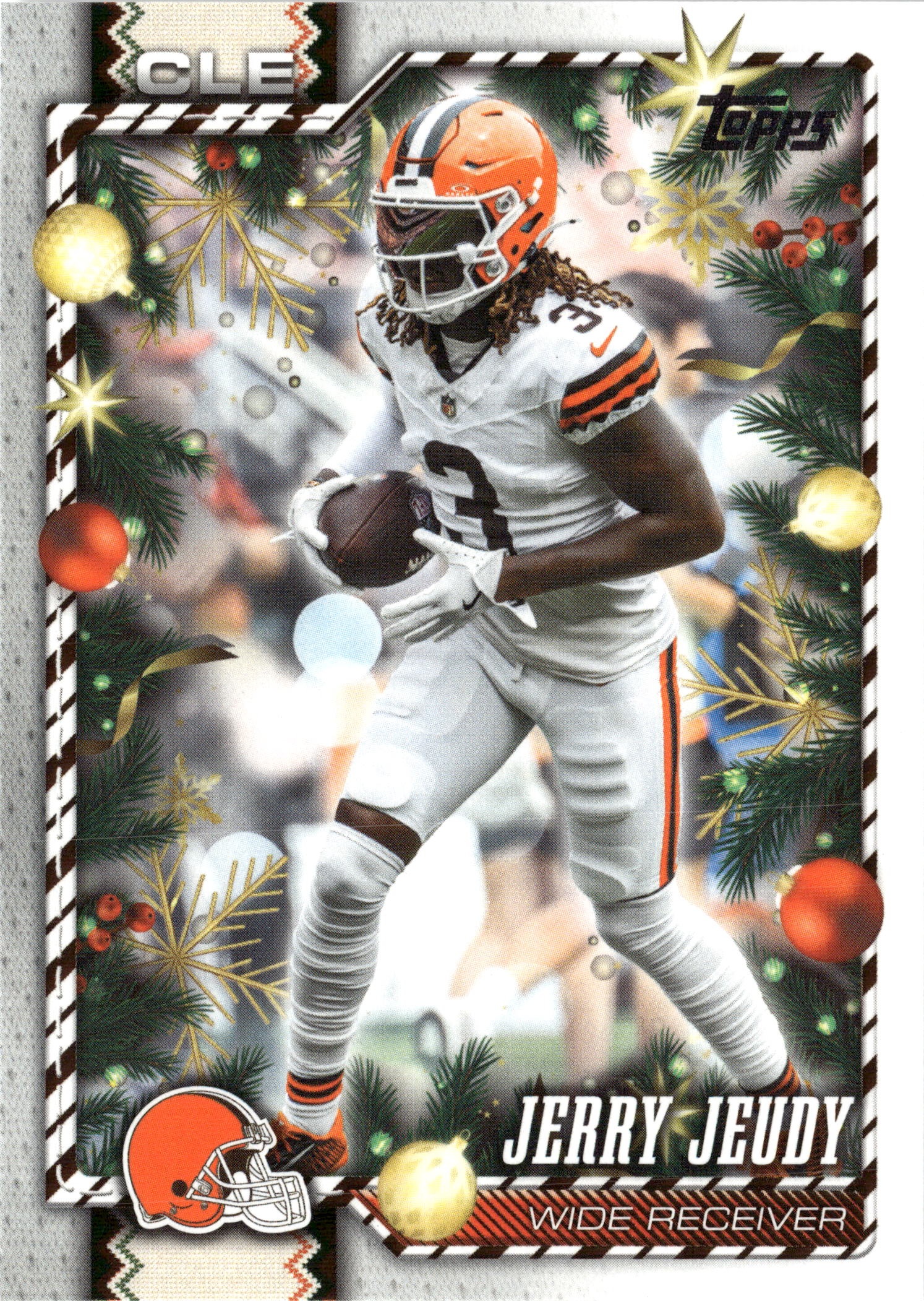 2026 Topps Holiday Jerry Jeudy graded slab