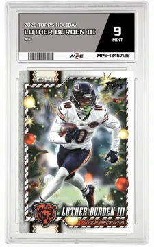 2026 TOPPS HOLIDAY #18 LUTHER BURDEN III MPE 9 MINT — graded card up for auction