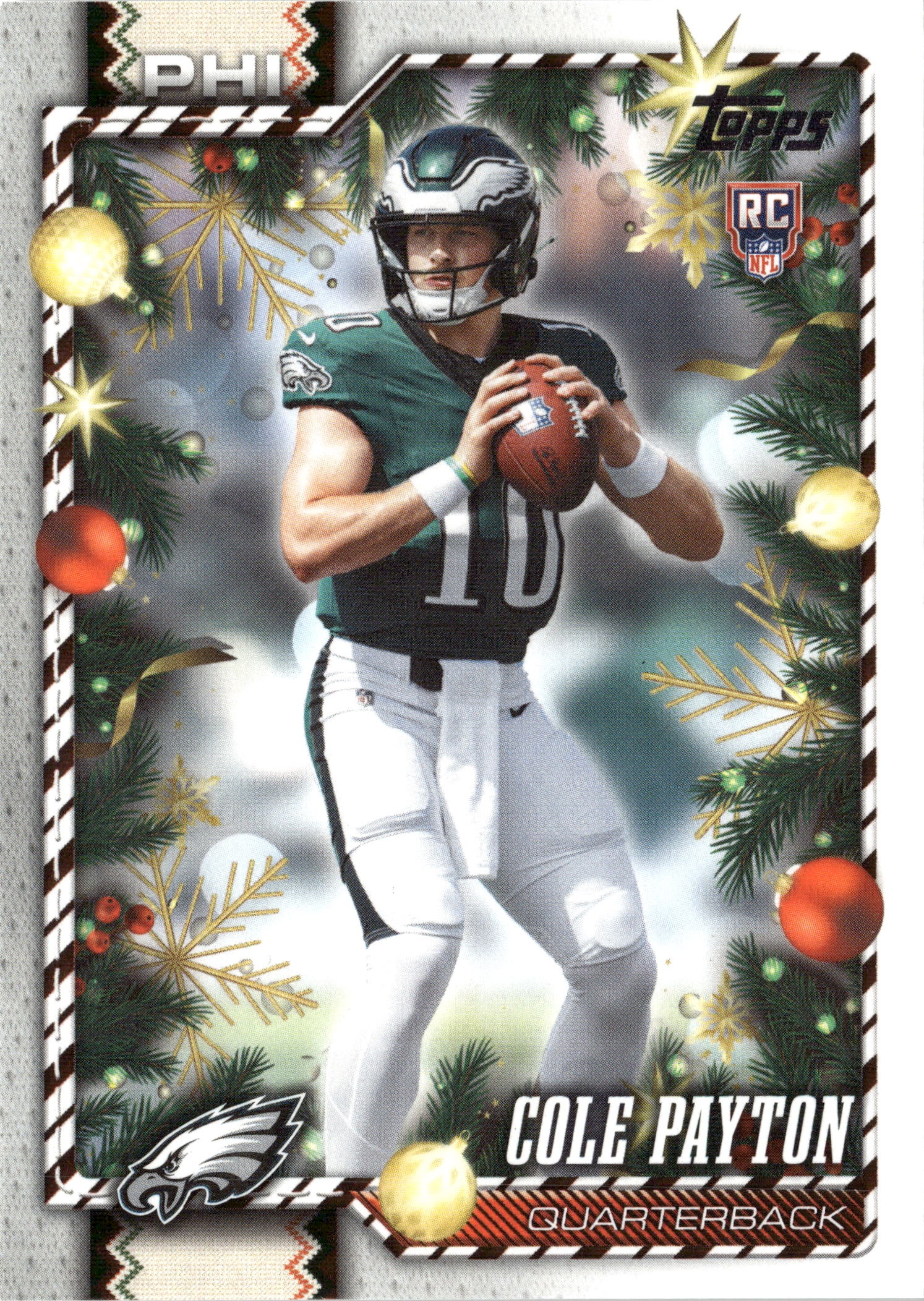 2026 Topps Holiday Cole Payton graded slab