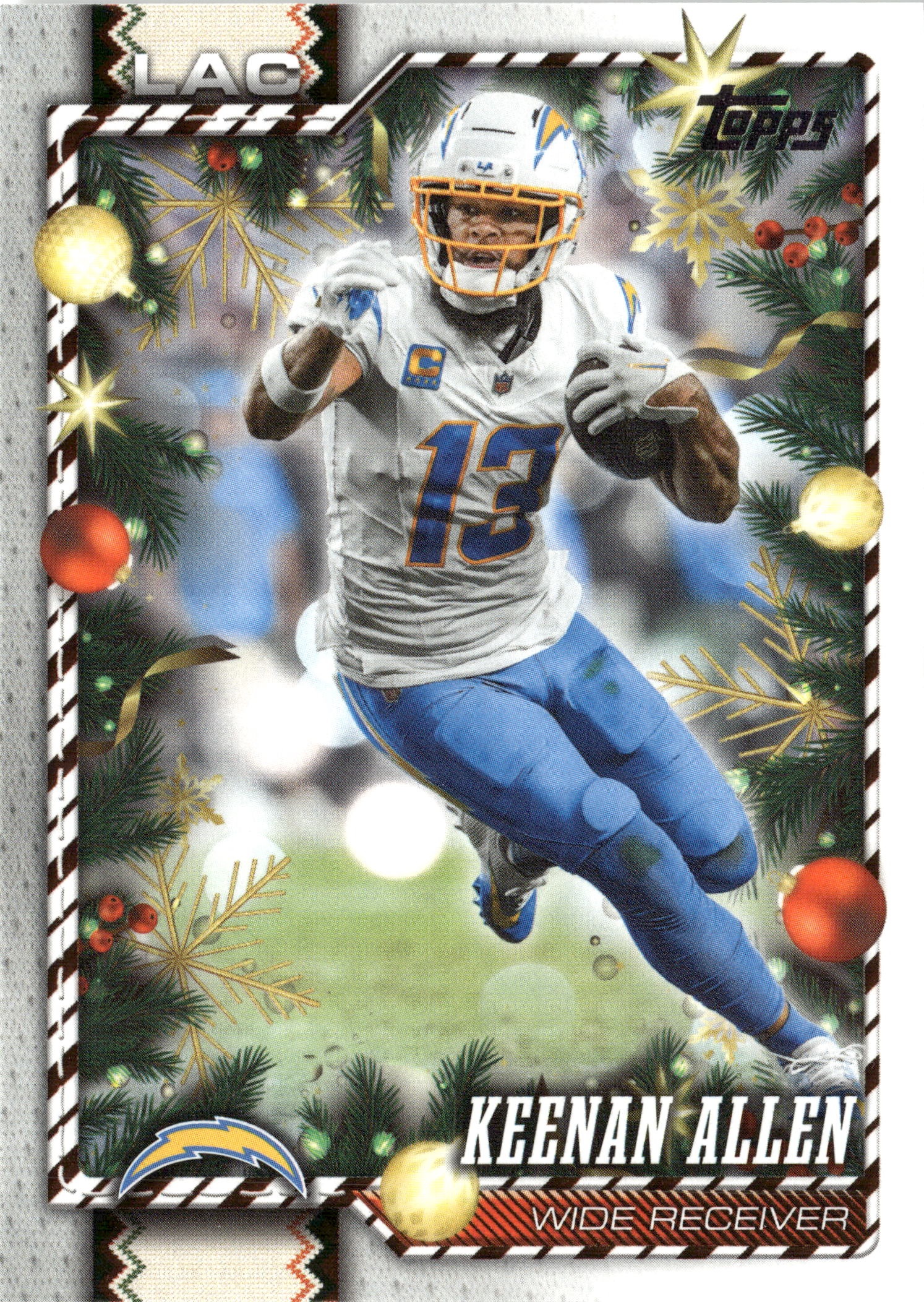 2026 Topps Holiday Keenan Allen graded slab