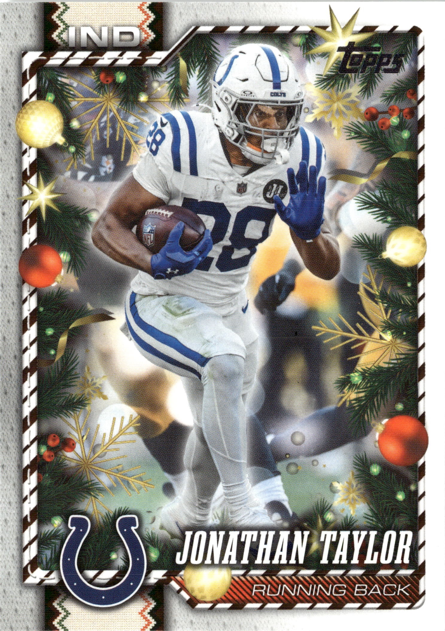 2026 Topps Holiday Jonathan Taylor graded slab