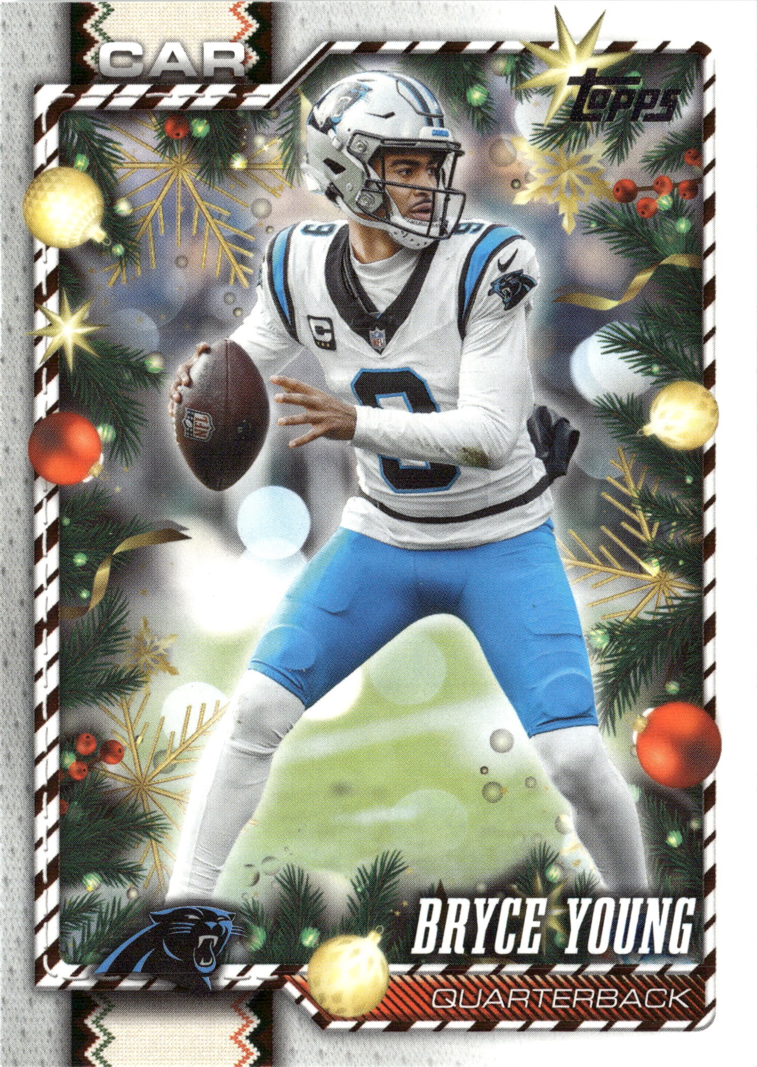 2026 Topps Holiday Bryce Young graded slab