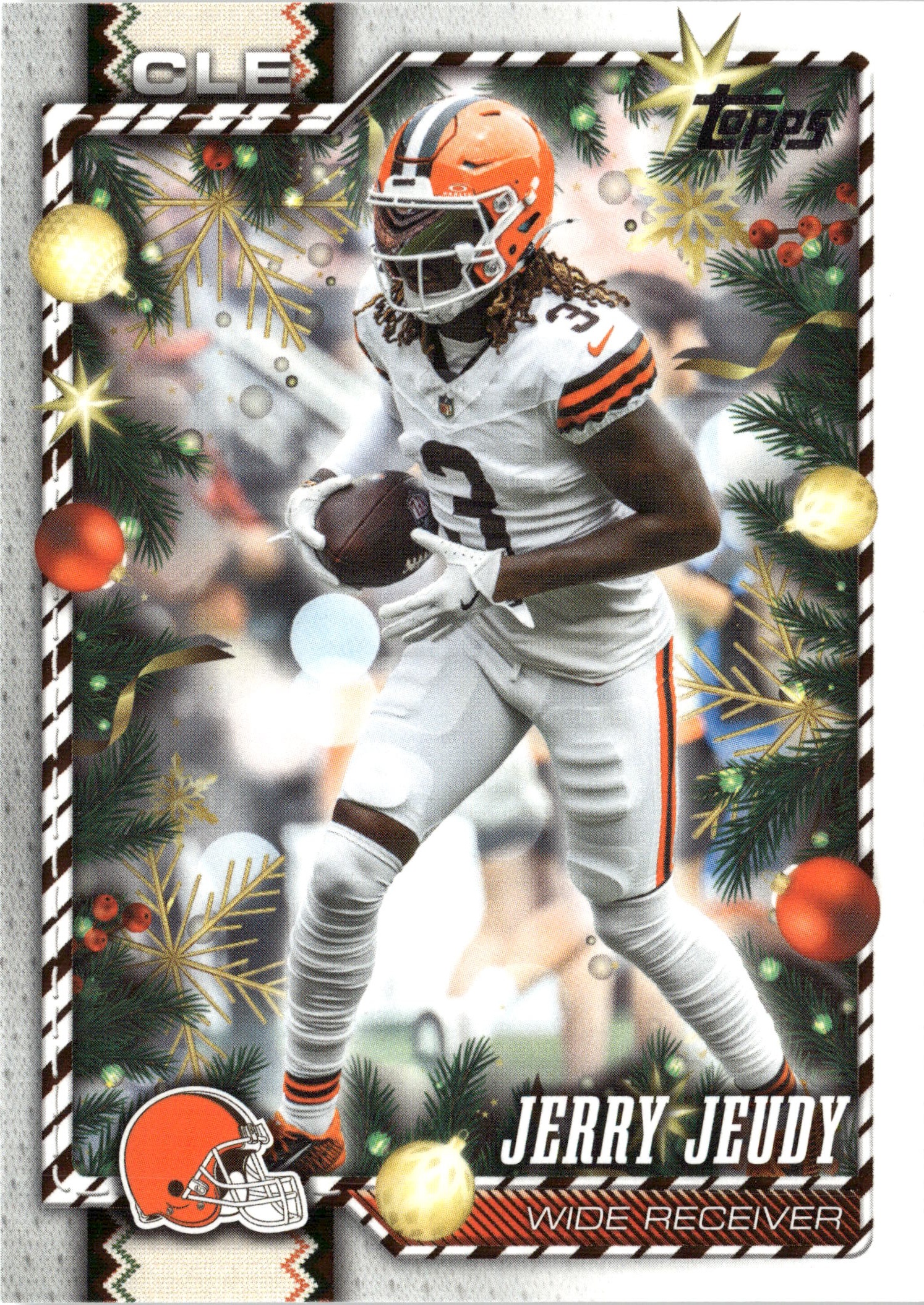 2026 Topps Holiday Jerry Jeudy graded slab