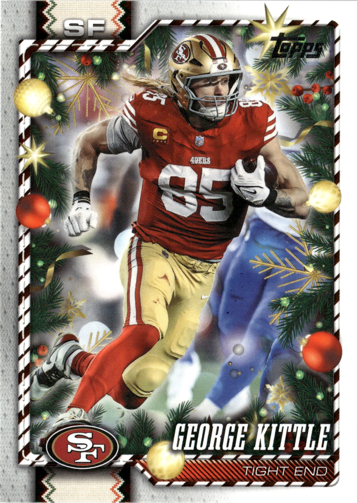 2026 Topps Holiday George Kittle graded slab