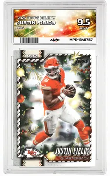 2026 TOPPS HOLIDAY #144 JUSTIN FIELDS MPE 9.5 MINT+ — graded card up for auction