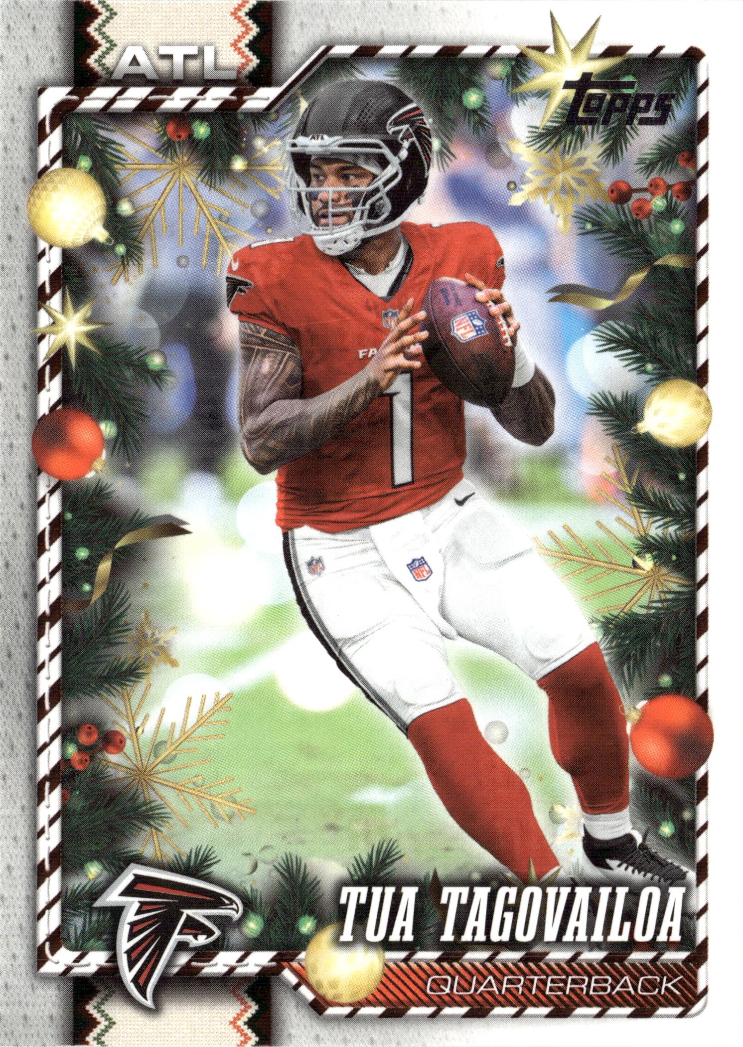 2026 Topps Holiday Tua Tagovailoa graded slab