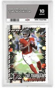 2026 TOPPS HOLIDAY #4 TUA TAGOVAILOA MPE 10 GEM/MT — graded card up for auction