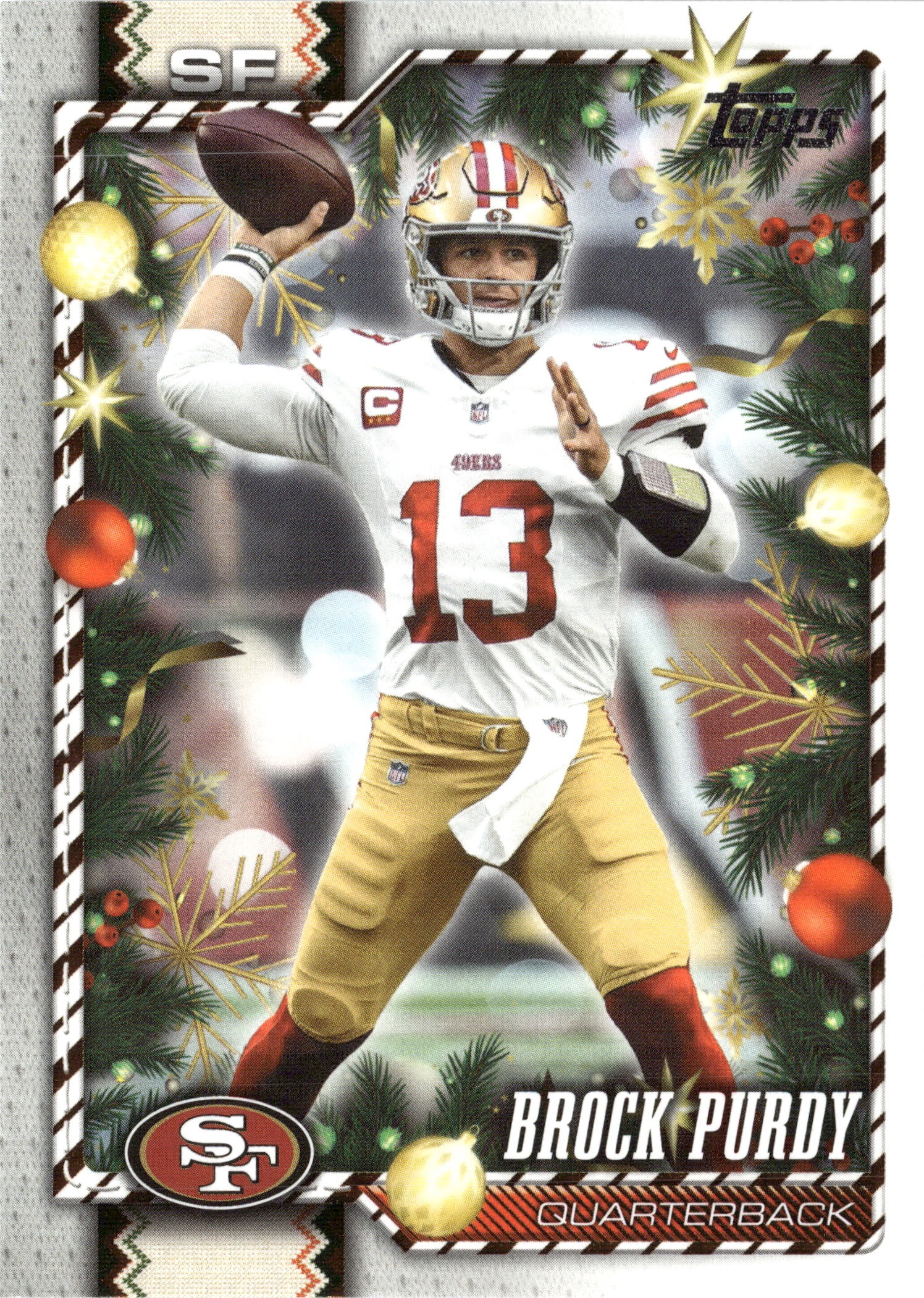 2026 Topps Holiday Brock Purdy graded slab