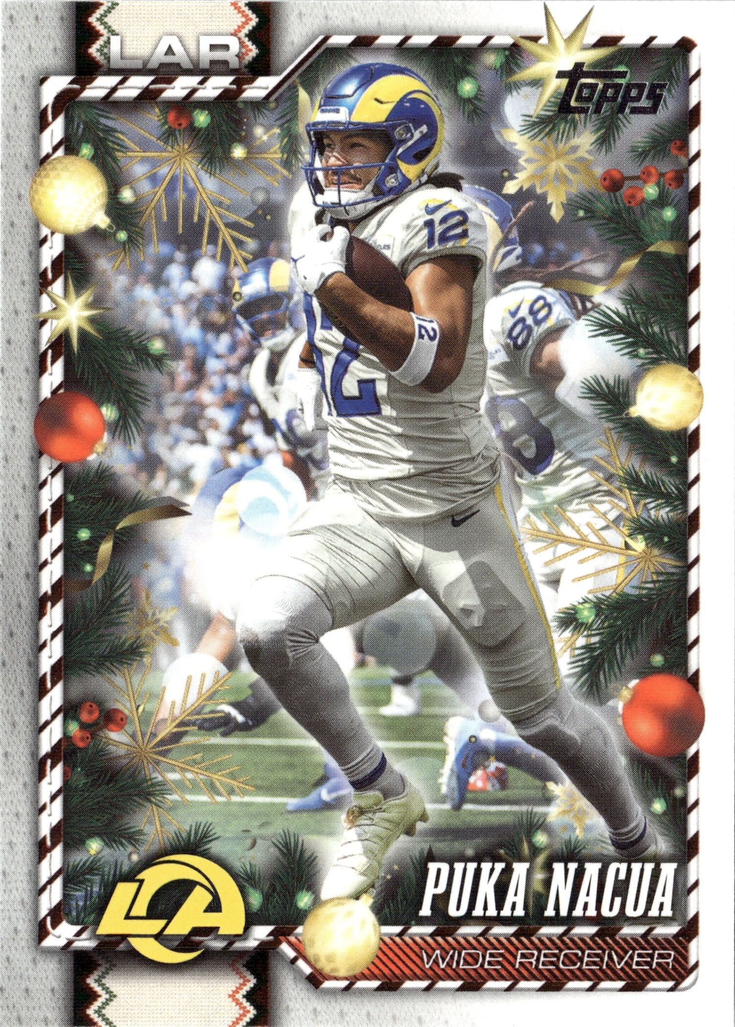 2026 Topps Holiday Puka Nacua graded slab