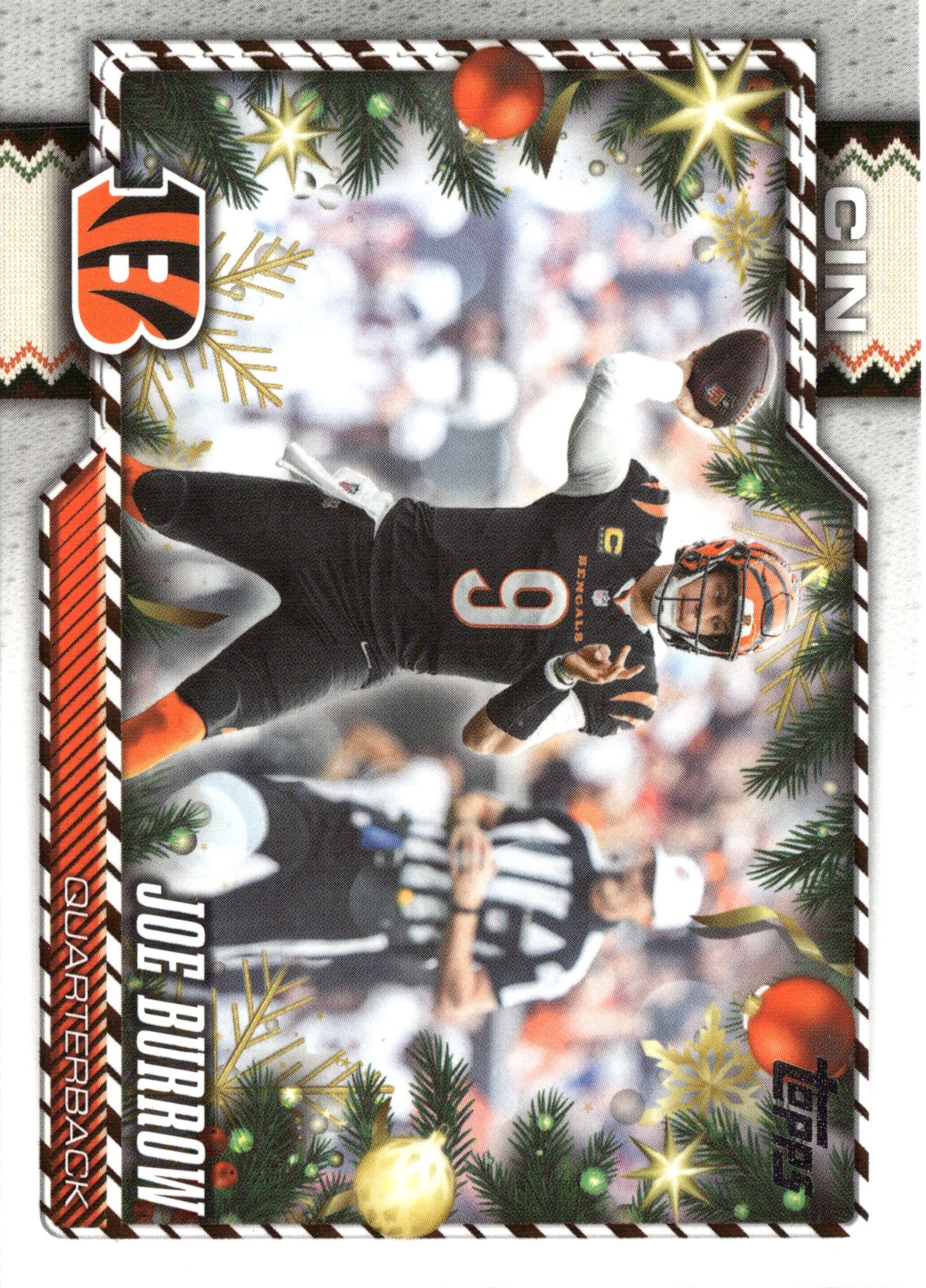 2026 Topps Holiday Joe Burrow graded slab