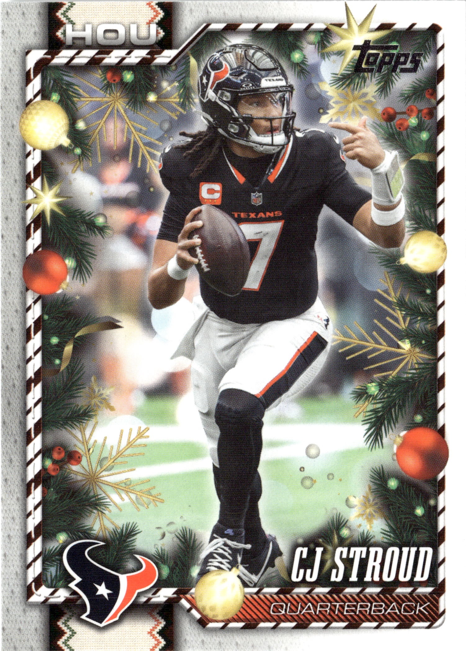2026 Topps Holiday Cj Stroud graded slab
