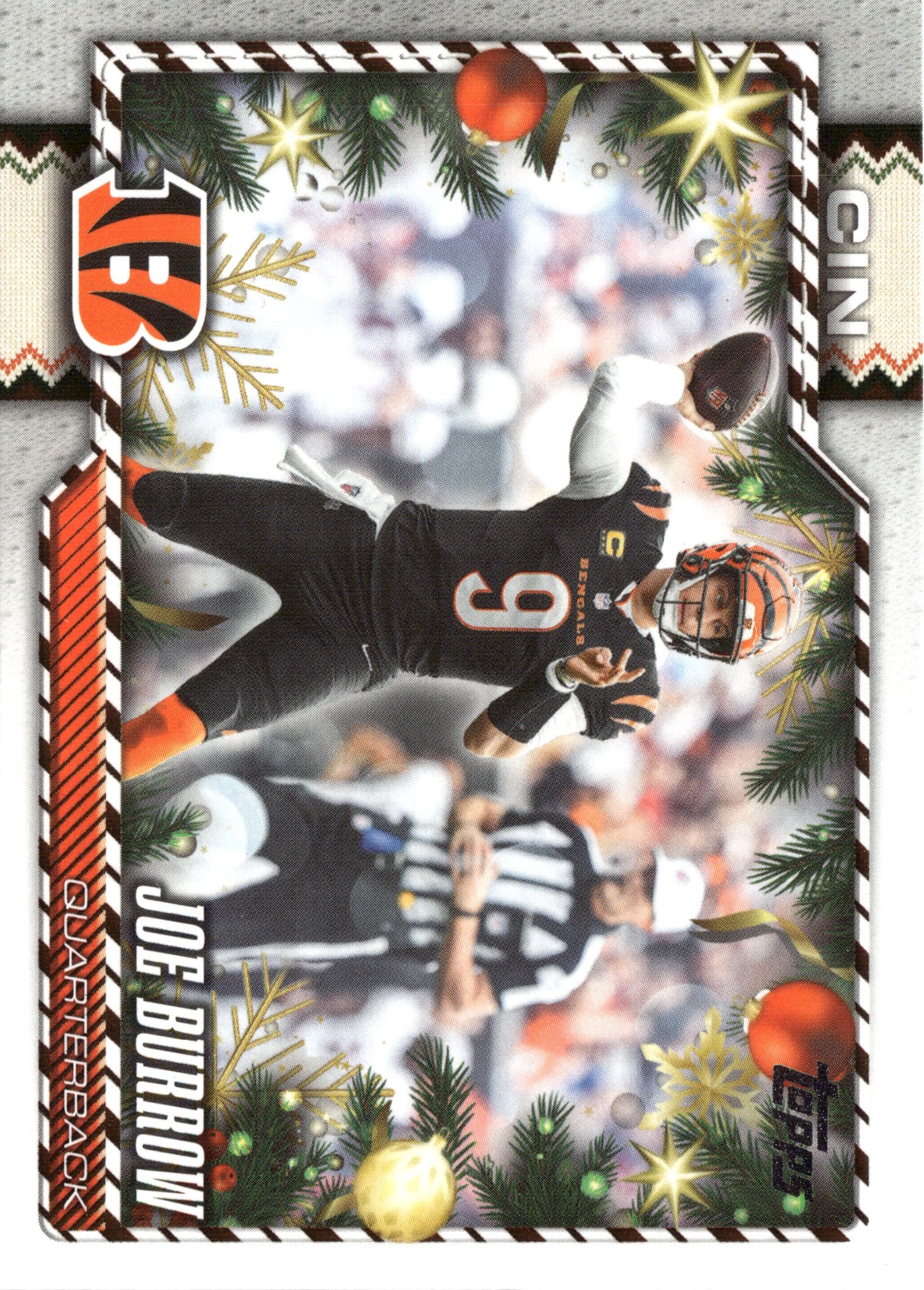 2026 Topps Holiday Joe Burrow graded slab