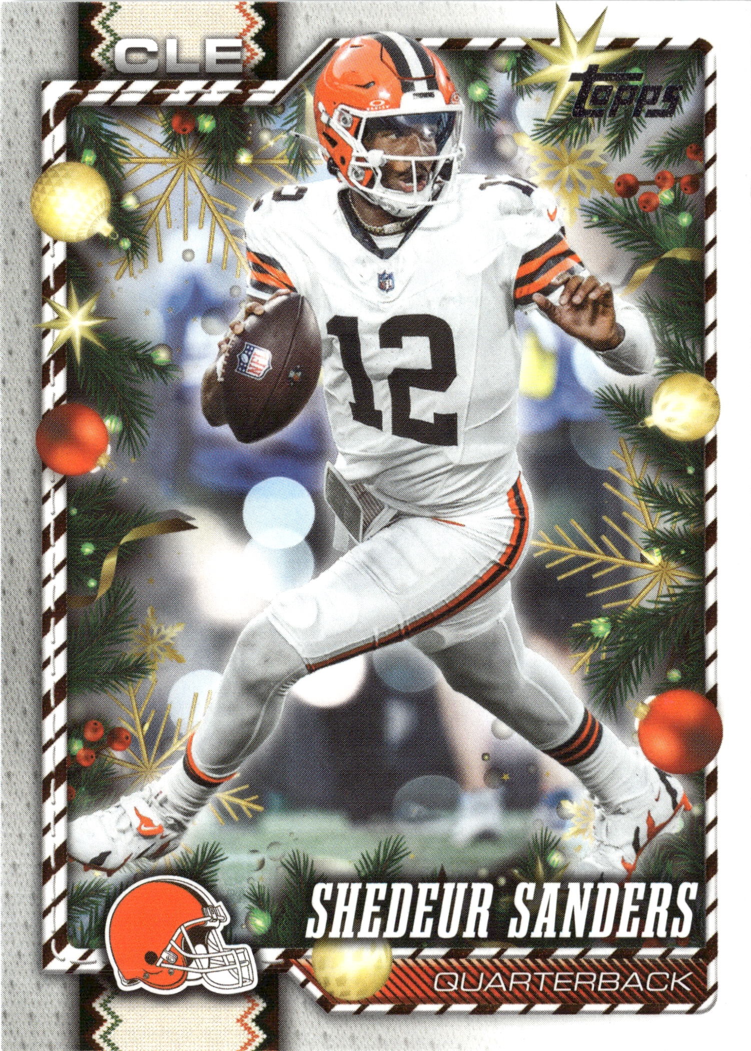 2026 Topps Holiday Shedeur Sanders graded slab