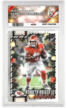 2026 TOPPS HOLIDAY #87 KENNETH WALKER III MPE 9 MINT — graded card up for auction