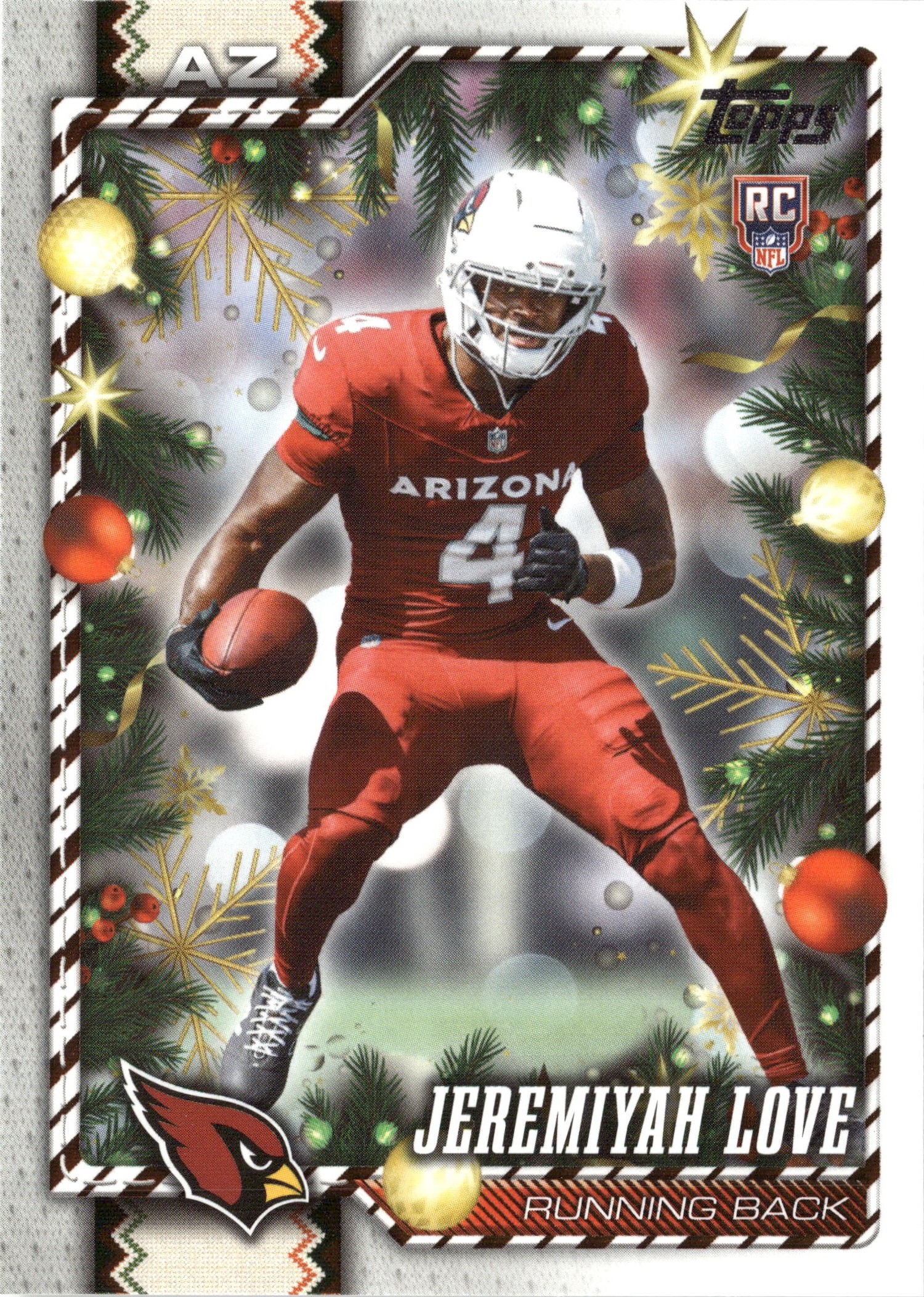 2026 Topps Holiday Jeremiyah Love graded slab