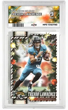 2026 TOPPS HOLIDAY #48 TREVOR LAWRENCE MPE 9 MINT — graded card up for auction