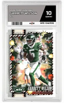 2026 TOPPS HOLIDAY #79 GARRETT WILSON MPE 10 GEM/MT — graded card up for auction