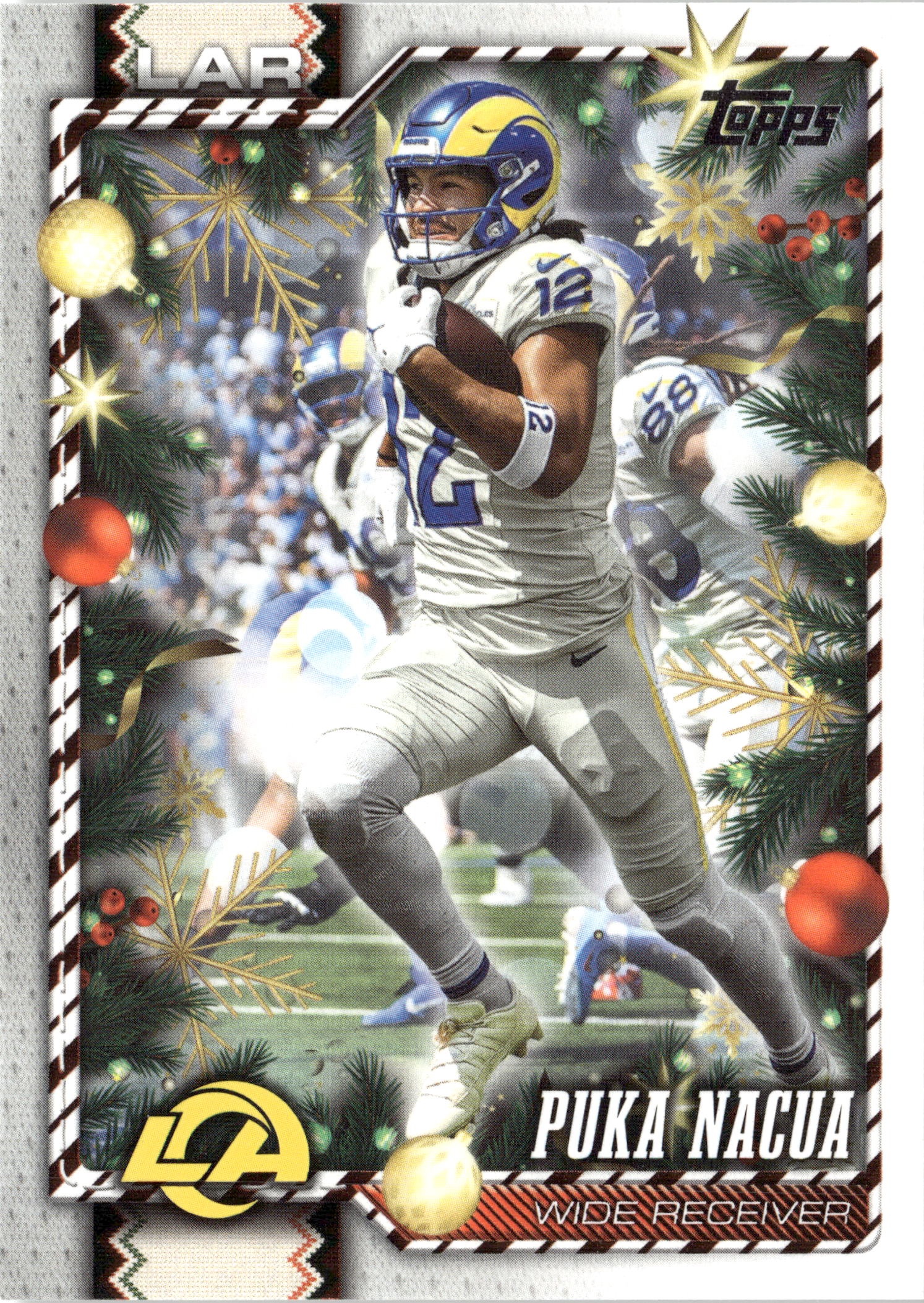 2026 Topps Holiday Puka Nacua graded slab
