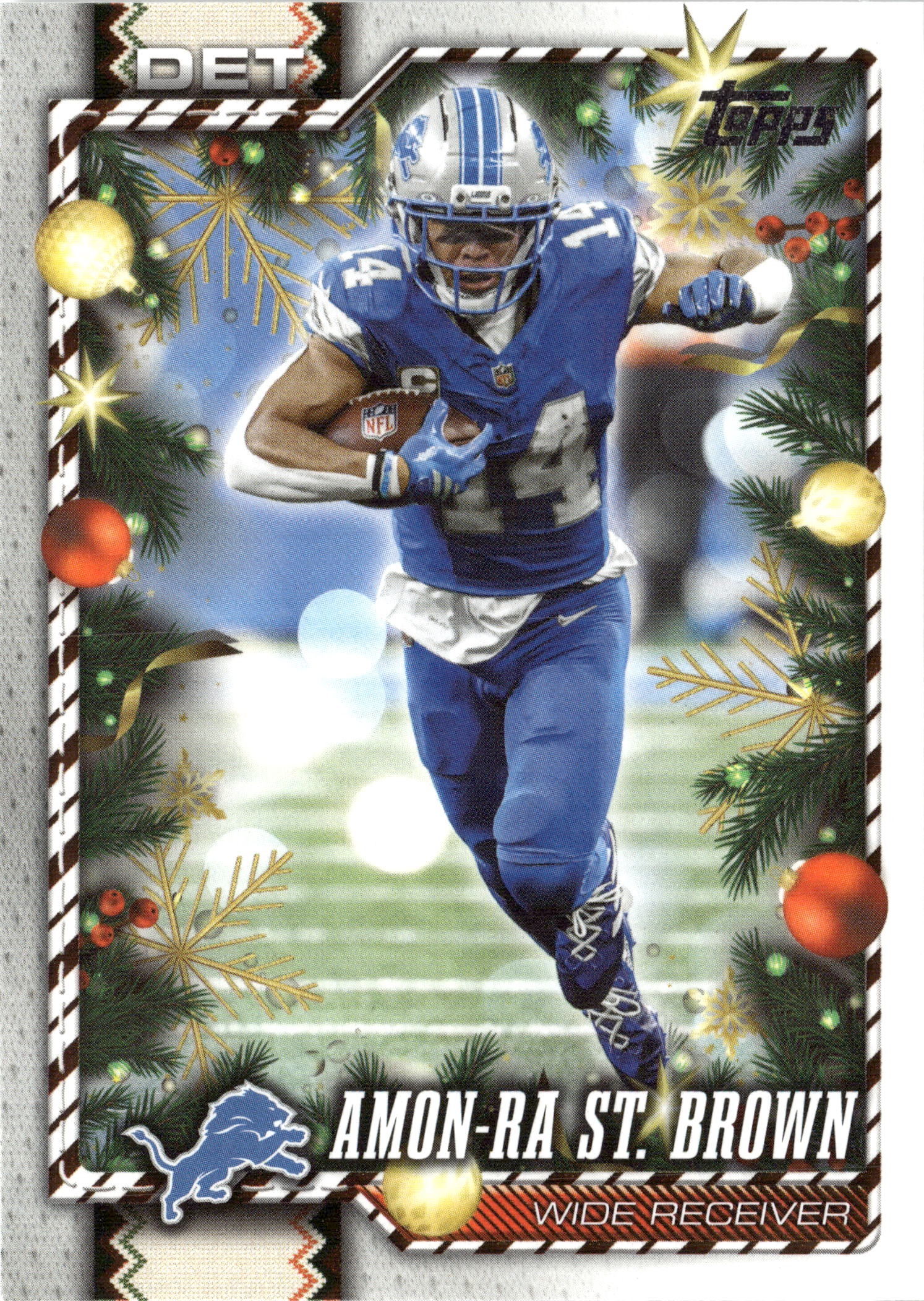 2026 Topps Holiday Amon-Ra St. Brown graded slab