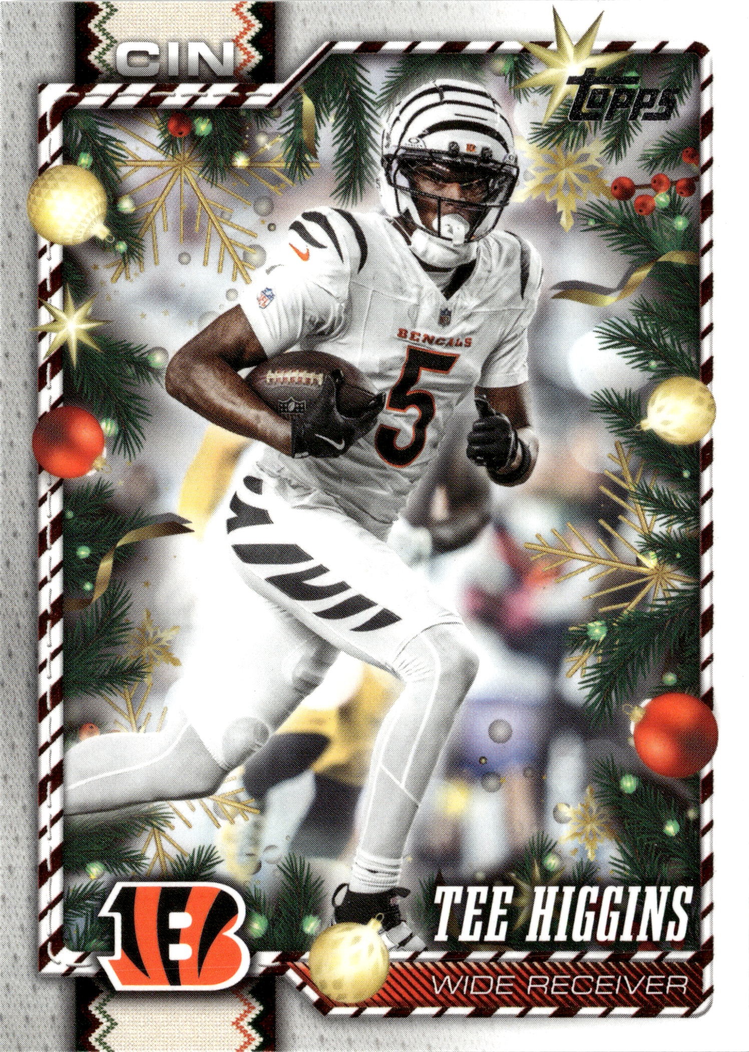2026 Topps Holiday Tee Higgins graded slab